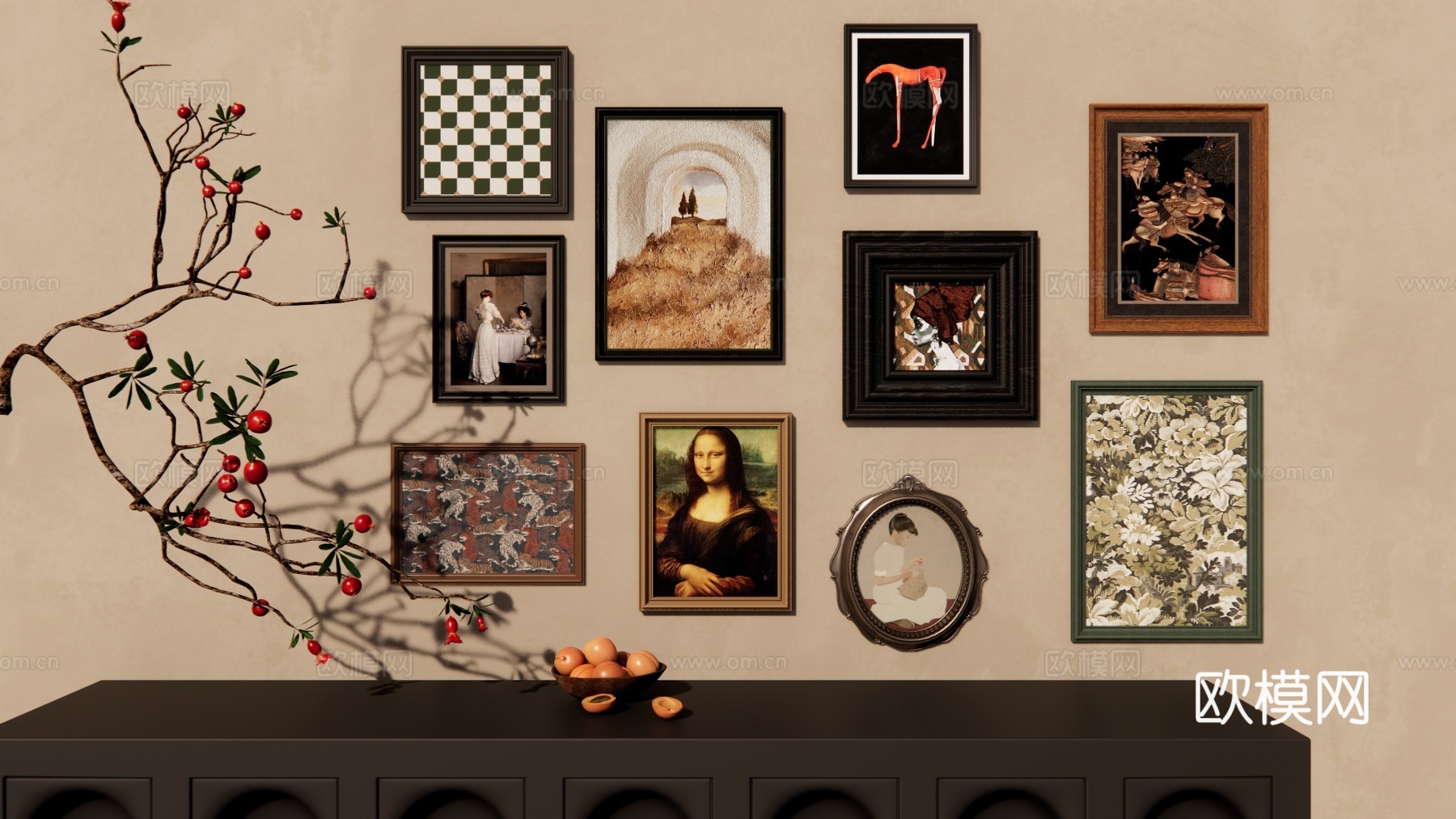 小品 挂件 家装 陈设饰品 室内小品 摆件 摆设su模型