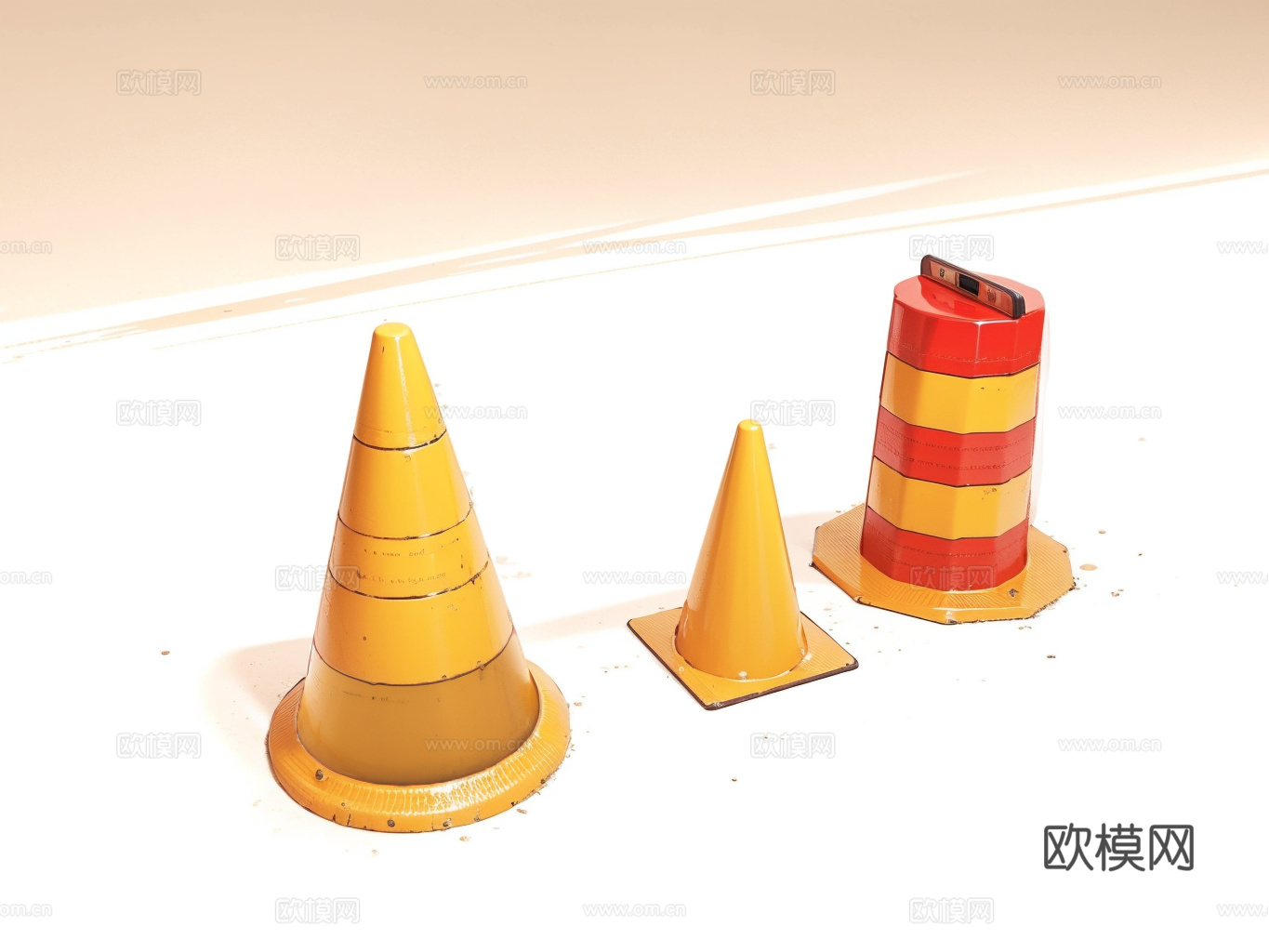 交通设施su模型