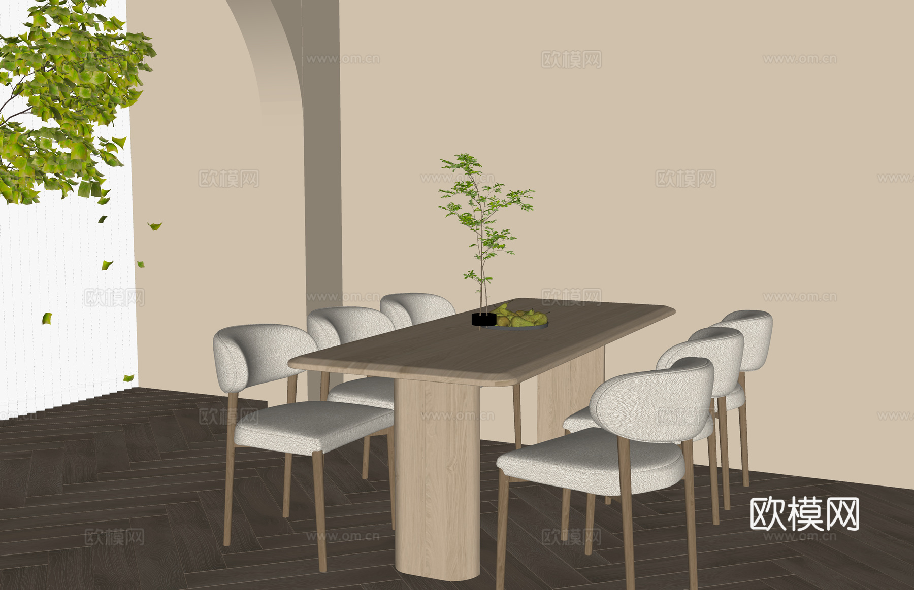 小品 器具 茶几 茶桌 茶台 茶具 茶桌椅su模型