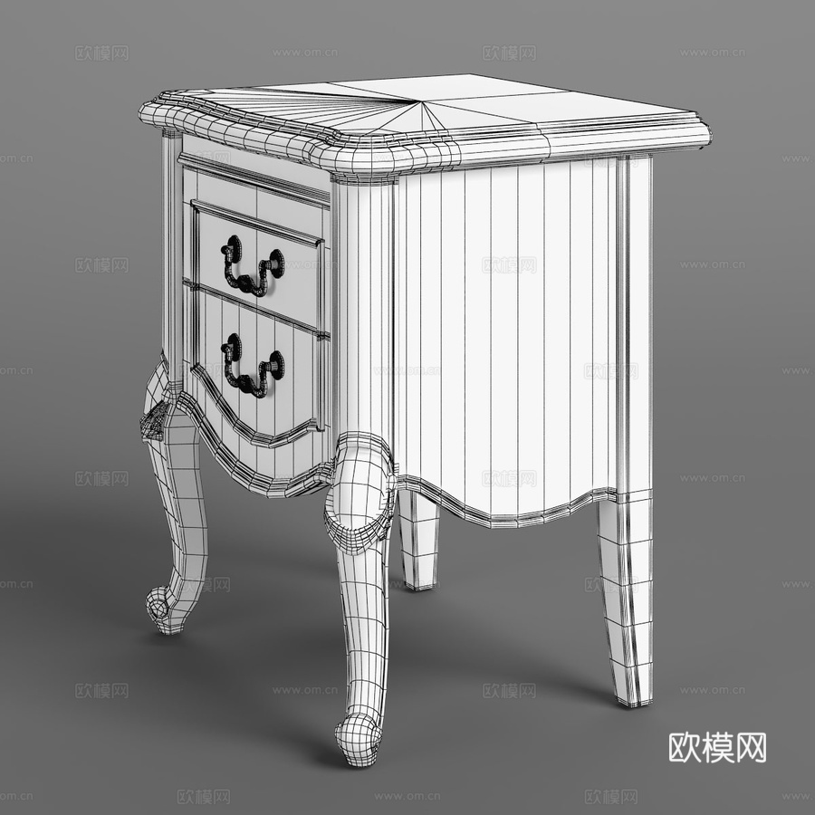 2513100_230_木匠儿童床头柜_500x3803d模型下载（渲染图3）