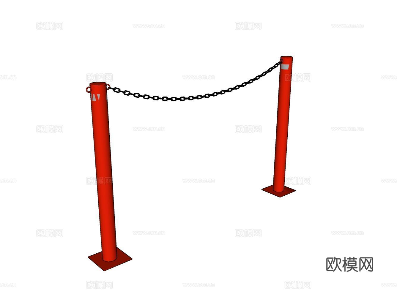 交通设施su模型