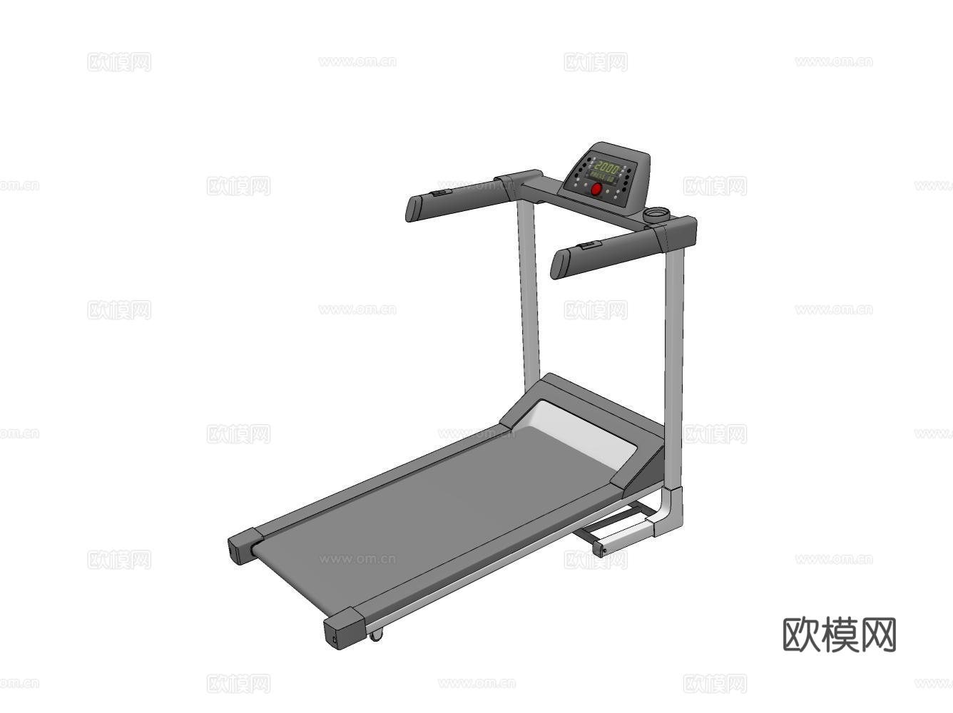 健身器材su模型