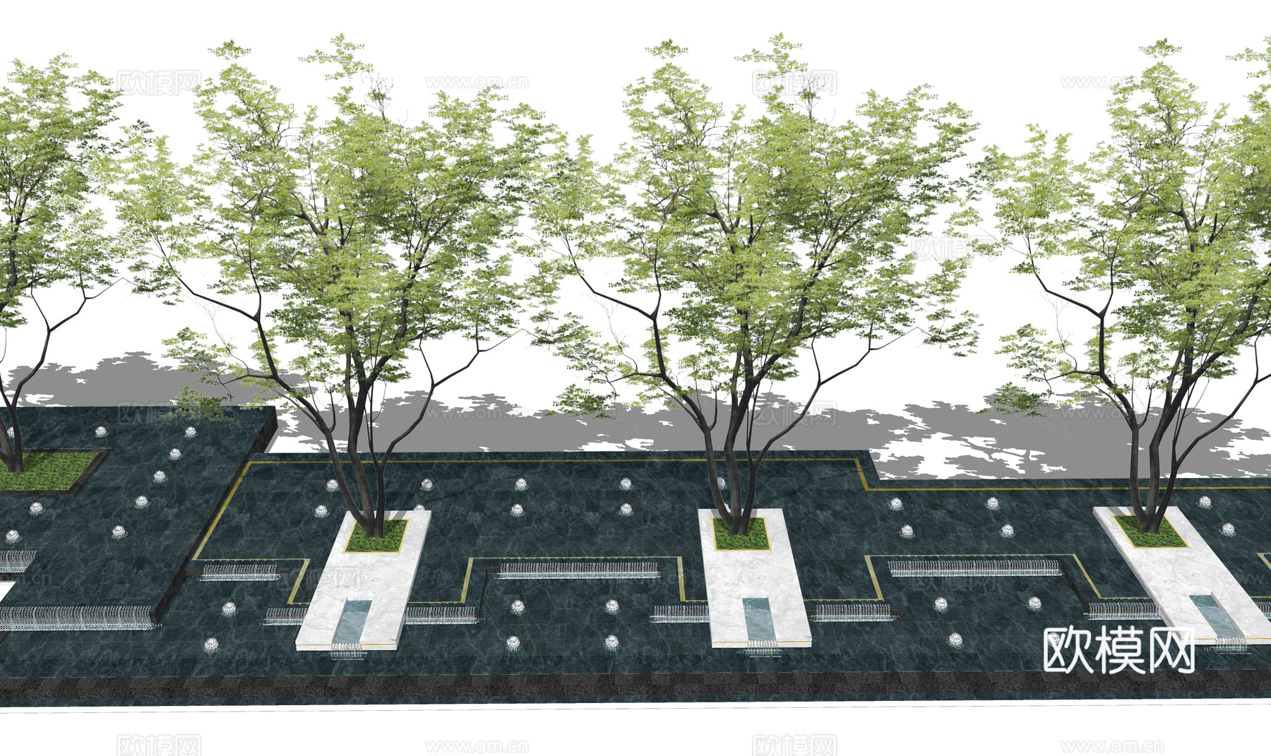 微景观 门 庭院门 室内造景 造景 草坪灯 庭院su模型