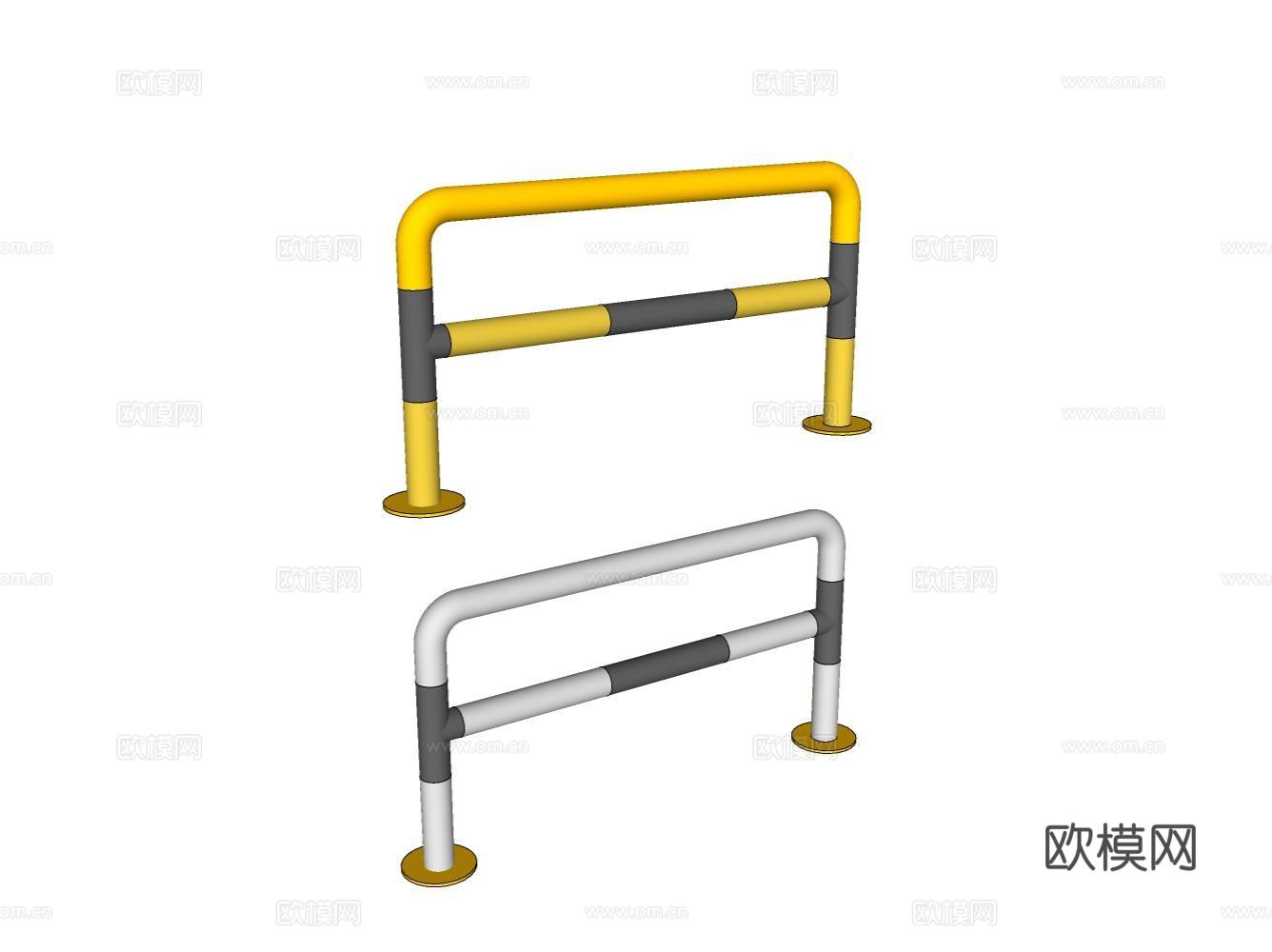 交通设施su模型