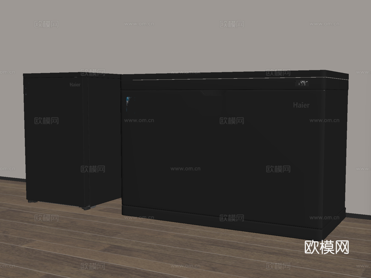 现代冰柜 冷藏柜su模型