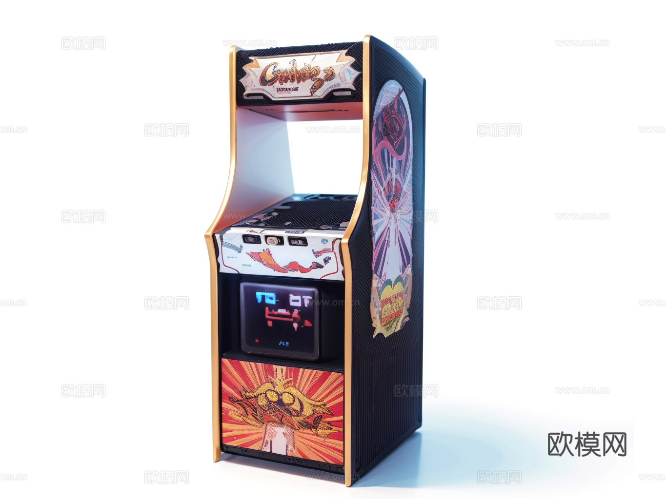 游乐设备su模型