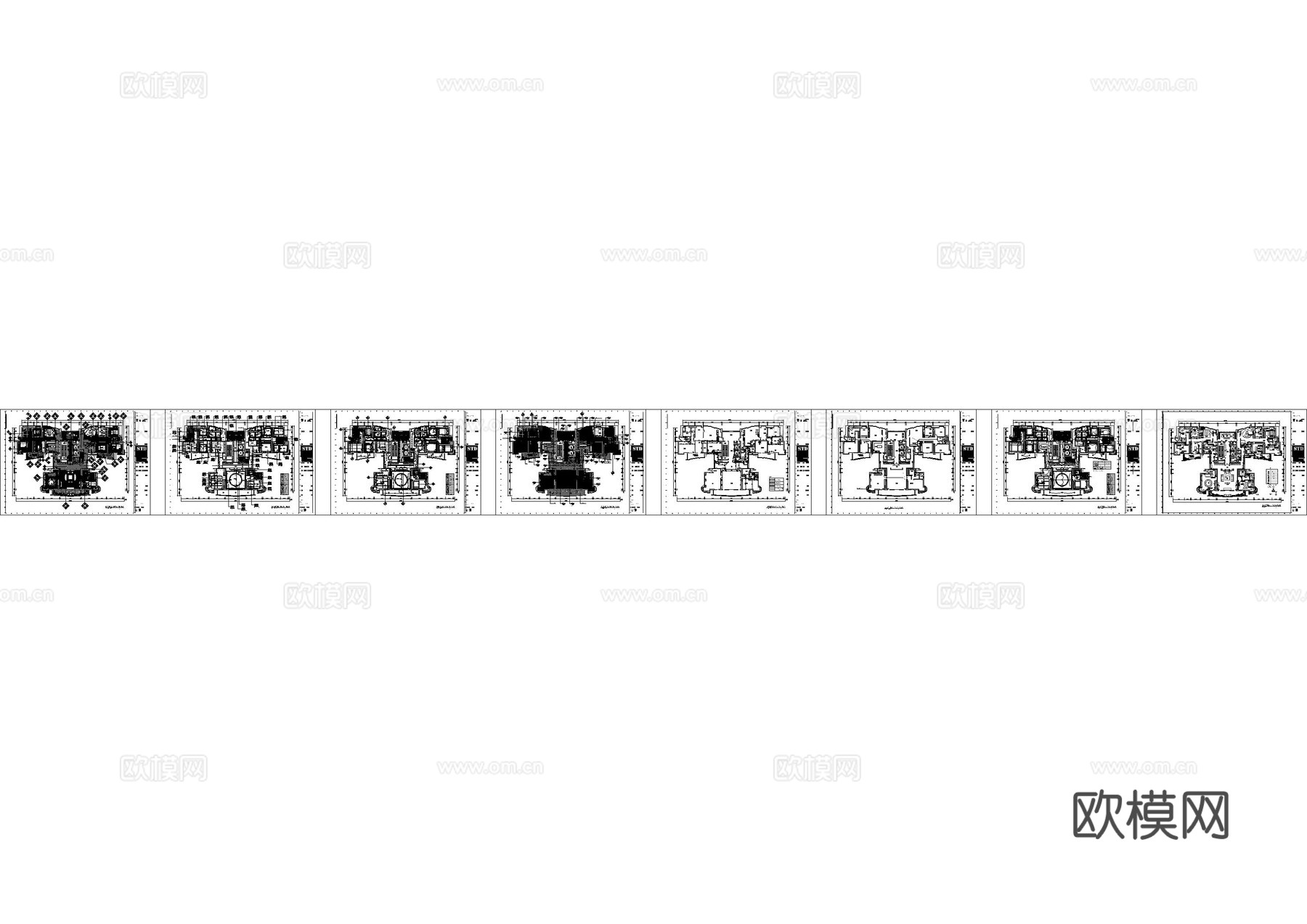 大梧桐山民宿施工图cad施工图下载（渲染图5）