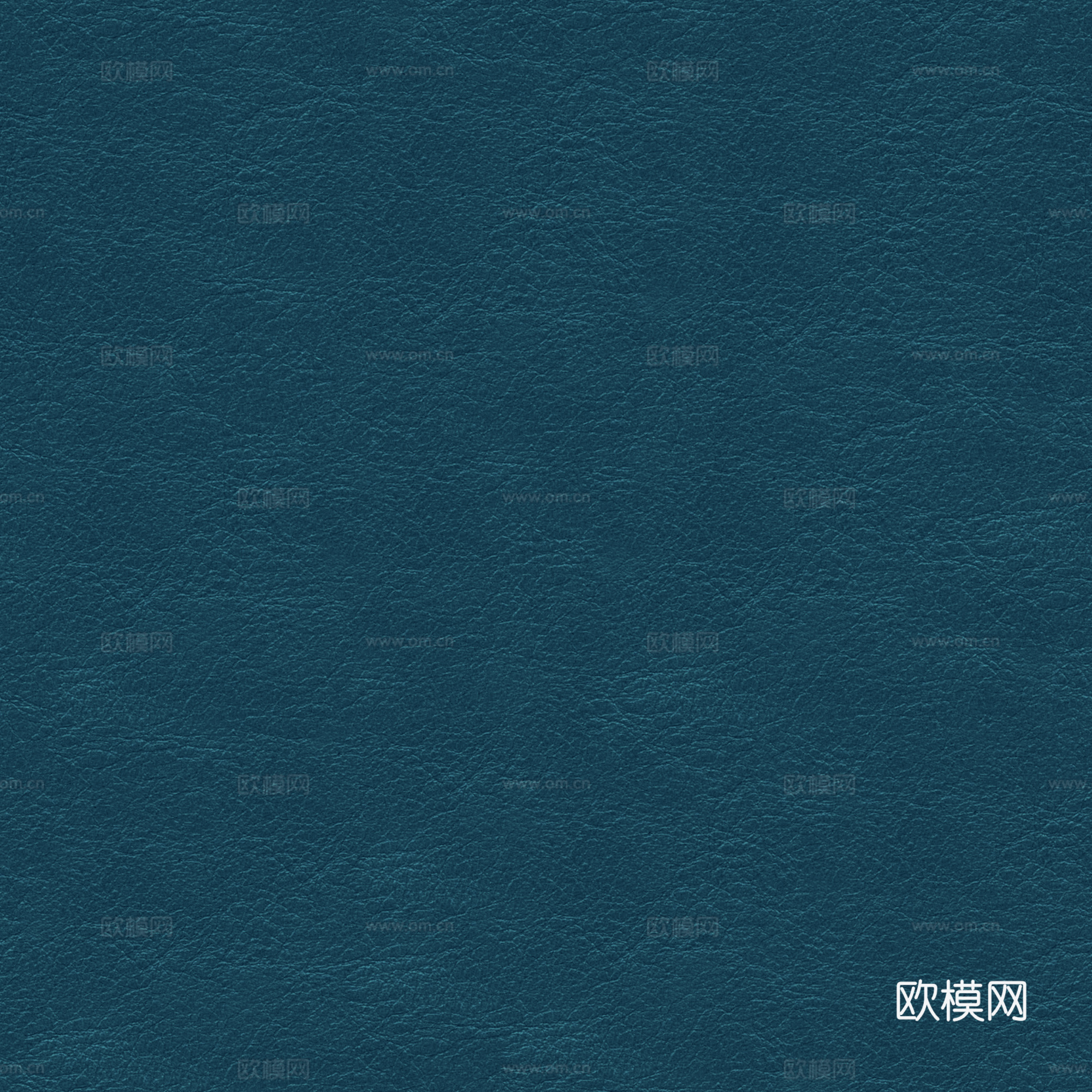 现代轻奢粗纹皮革 蓝色无缝皮纹皮革贴图