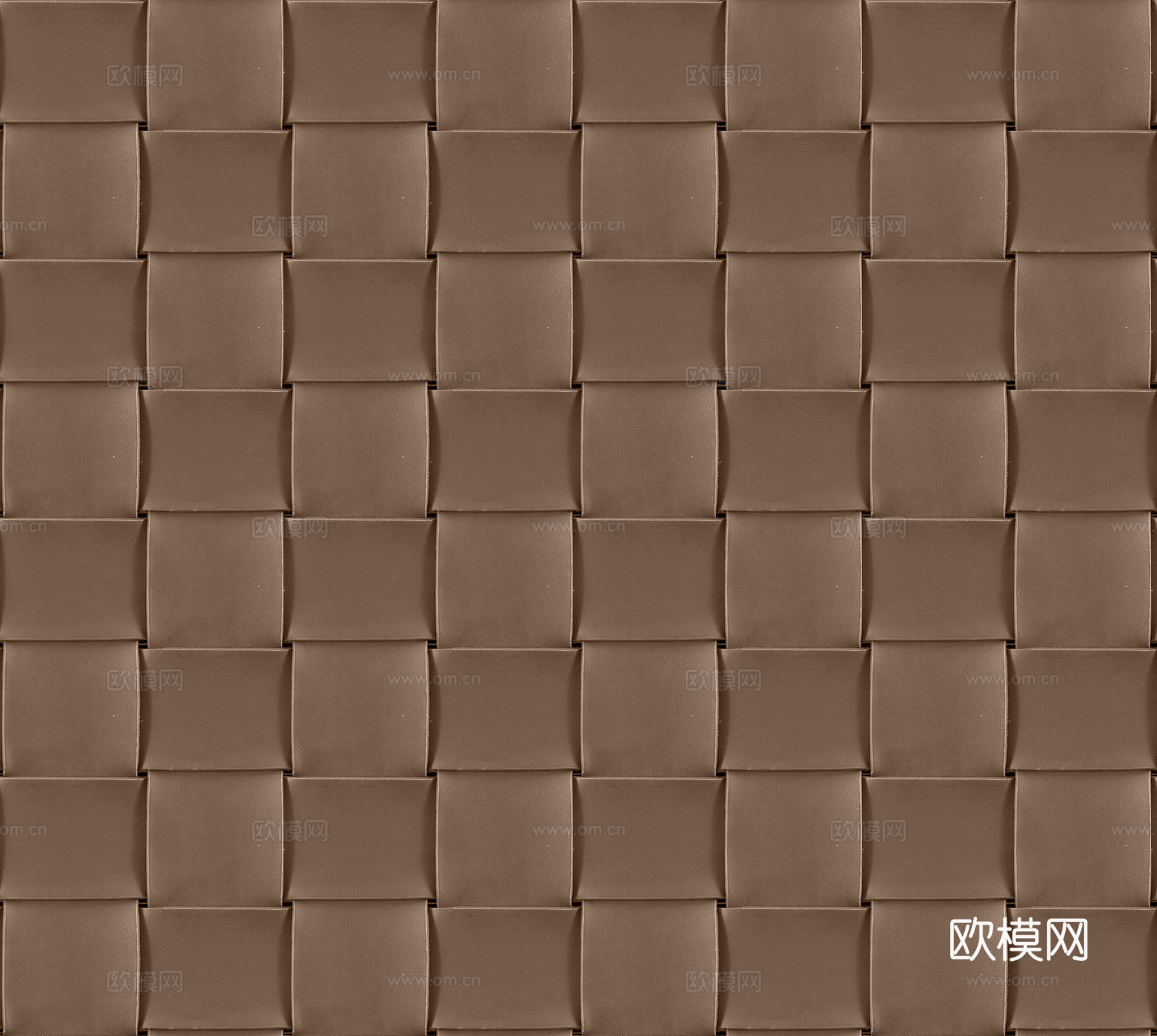 现代无缝咖色编织皮革 咖色编织人造皮