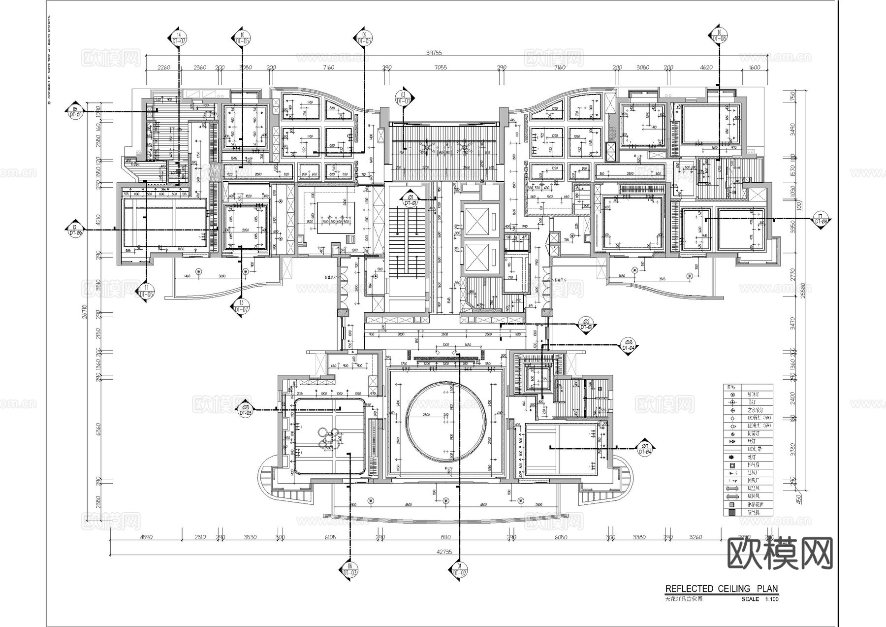 大梧桐山民宿施工图cad施工图下载（渲染图3）