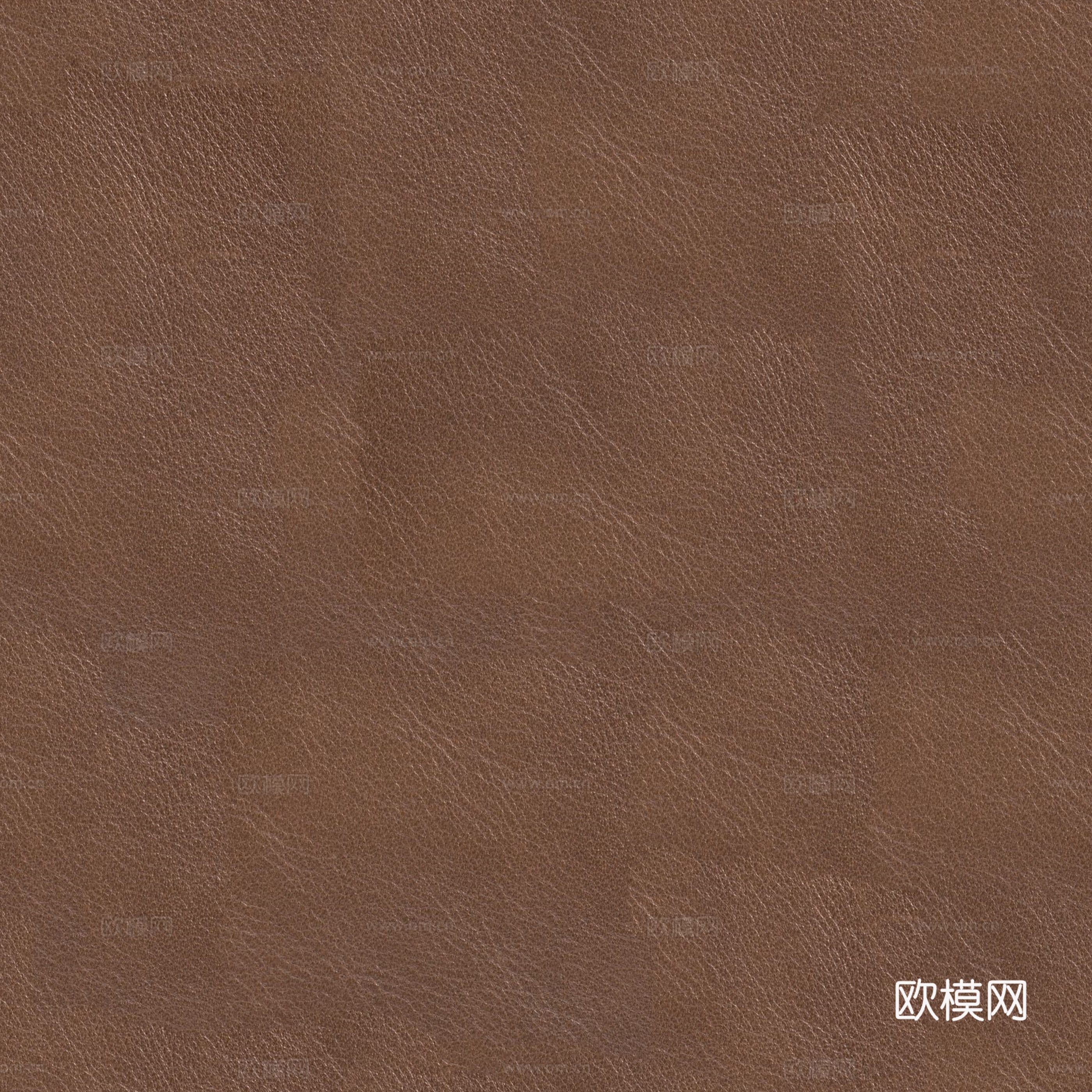 现代细纹无缝咖色皮革纹理 哑光皮革贴图下载