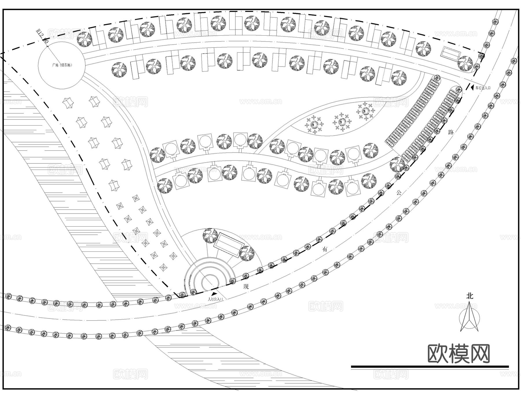露营房车营地CADcad施工图