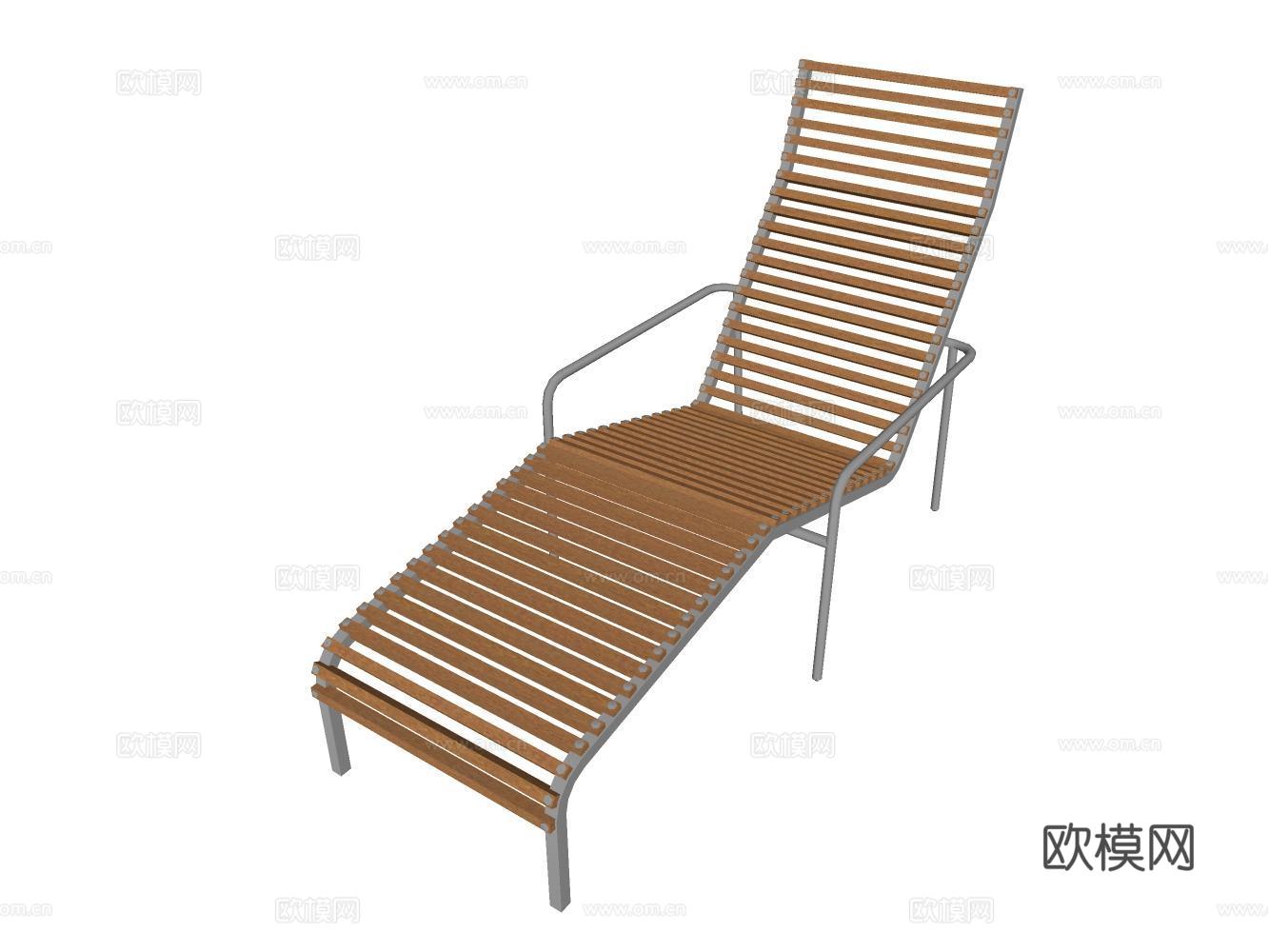 躺椅su模型