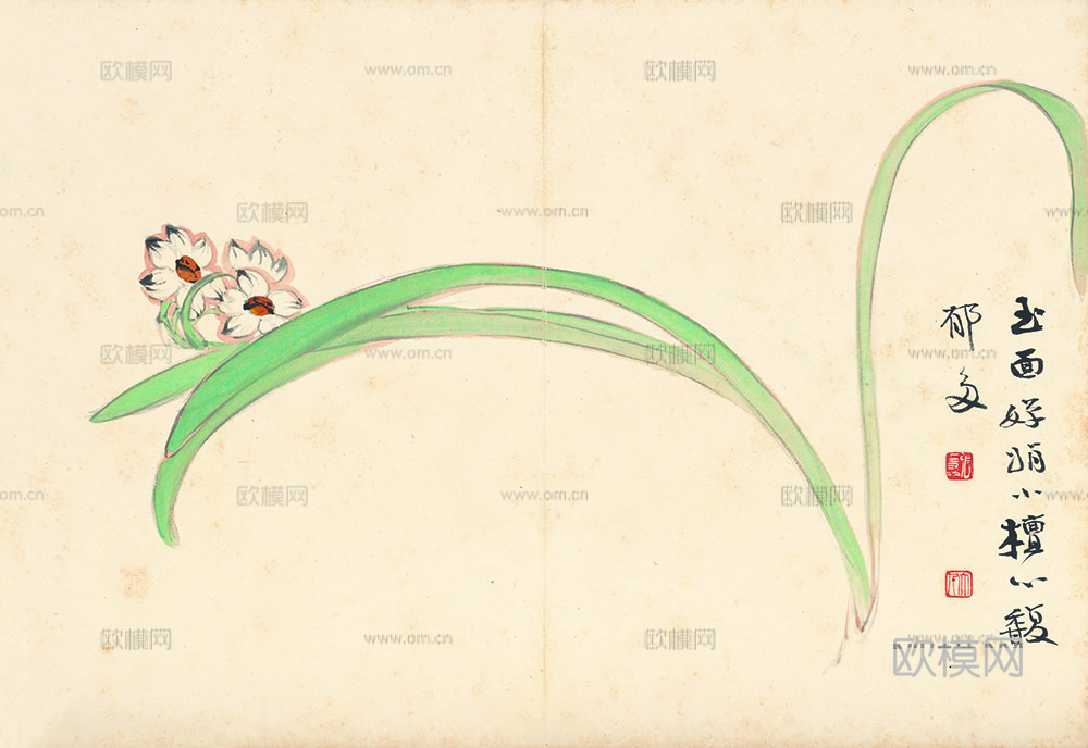 张大千绘画作品，中国近现代水墨画，写意水墨画36下载