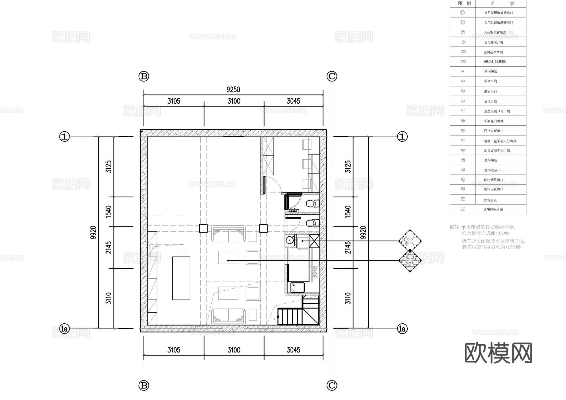 北京四合院民宿CAD施工图cad施工图