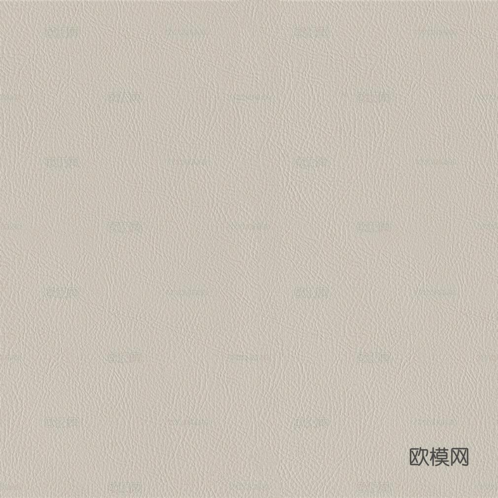 现代极简细纹皮革 无缝米黄色皮纹哑光皮革