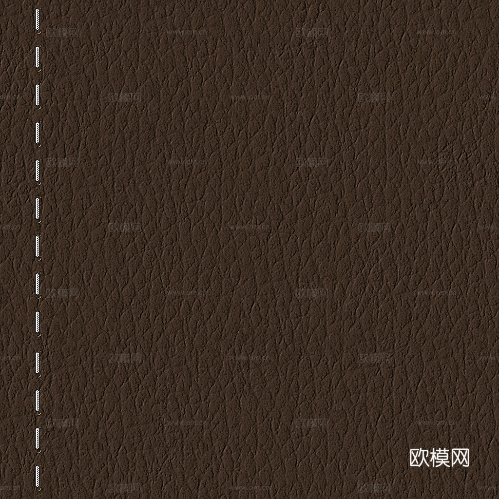 现代新中式粗纹皮革无缝贴图