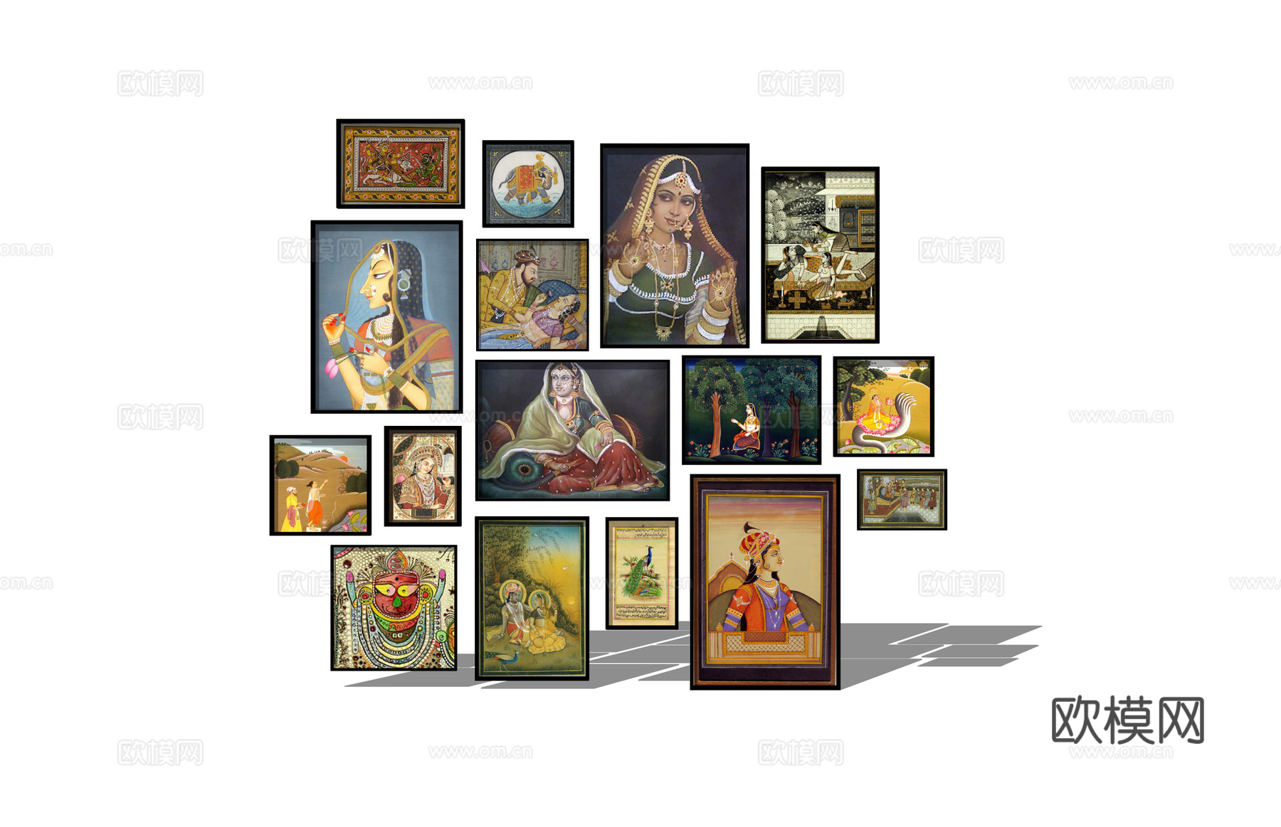 景观 饰品 家装 挂画 工装 陈设饰品su模型