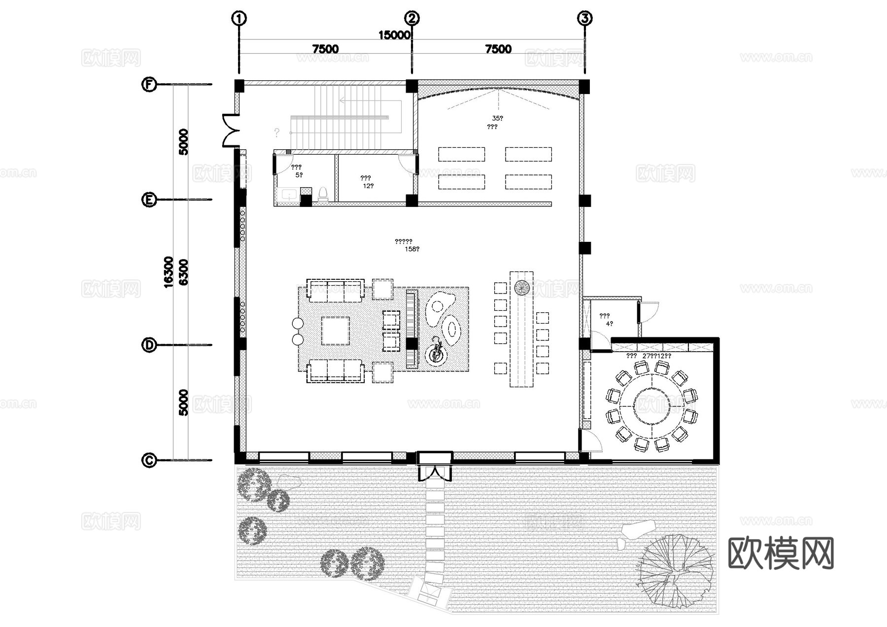 上海吴中路民宿施工图cad施工图
