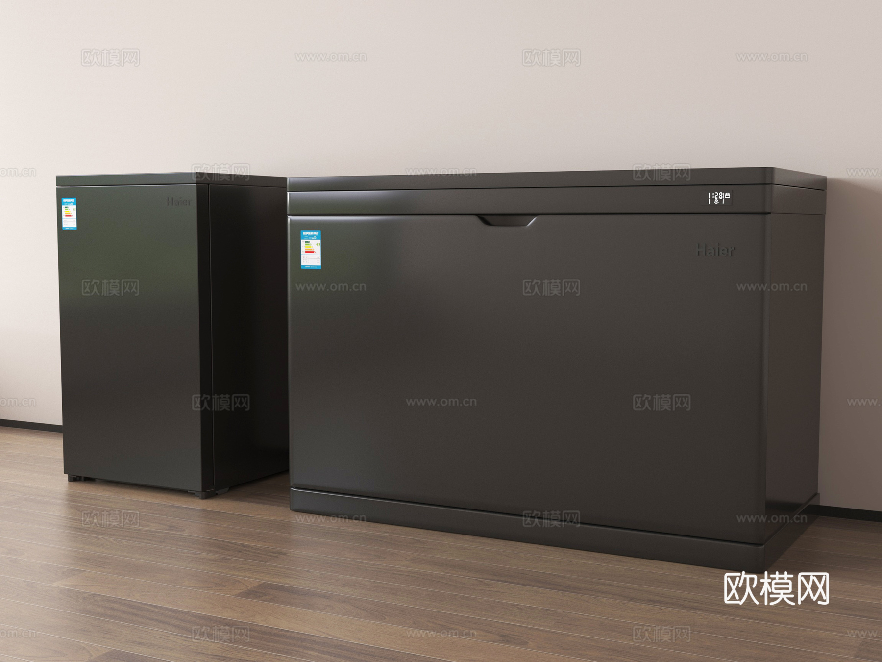 现代冰柜 冷藏柜su模型