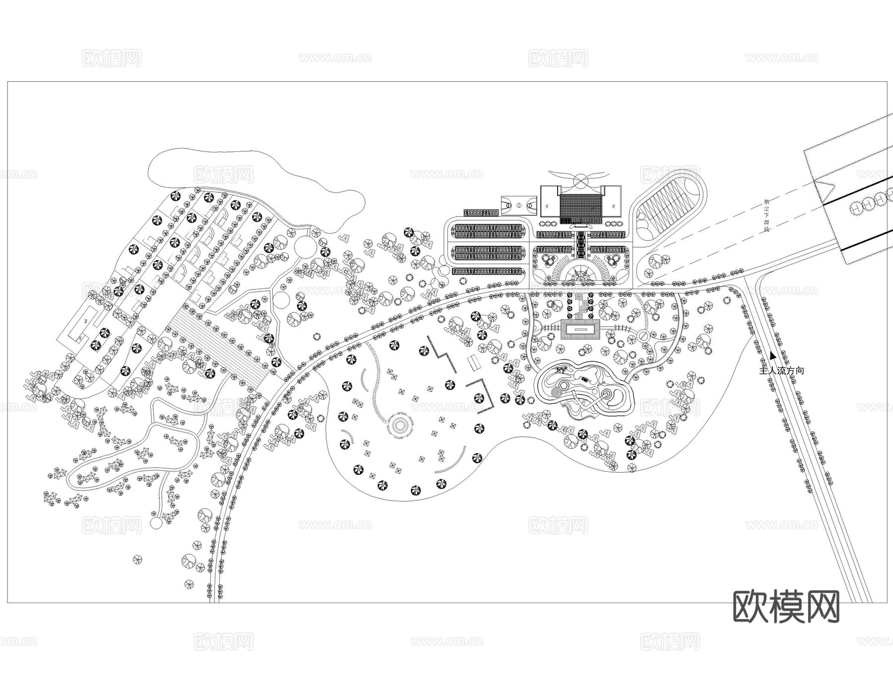 露营房车营地CADcad施工图