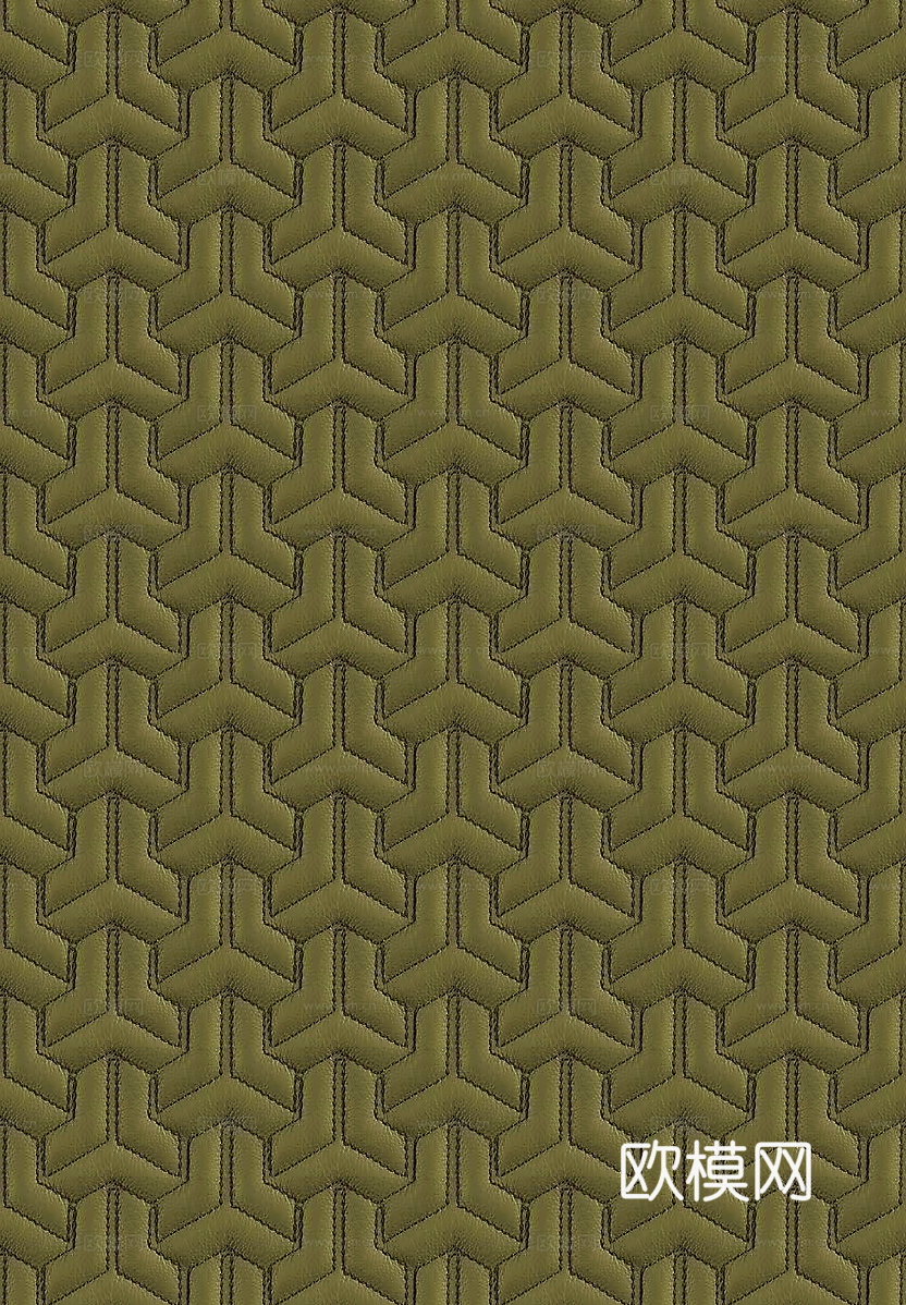 现代轻奢编织皮 绿色皮纹编织贴图