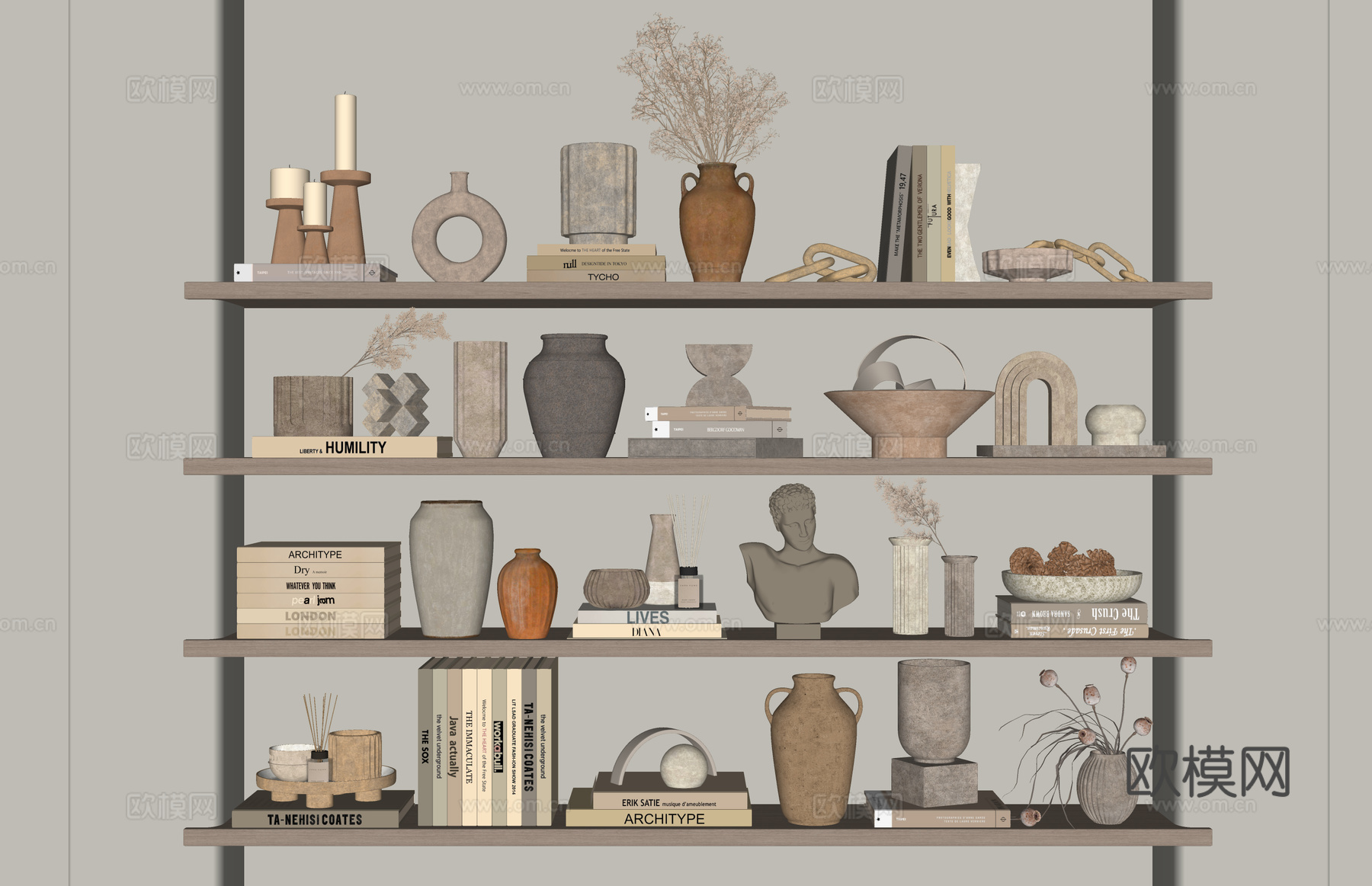 室内小品 陈设 陈设饰品 工装 景观su模型