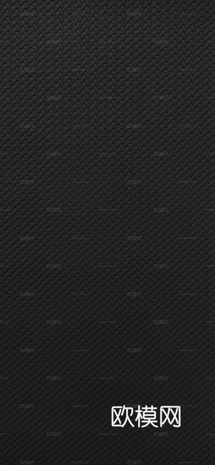 现代法式编织皮 无缝黑色编制皮革贴图