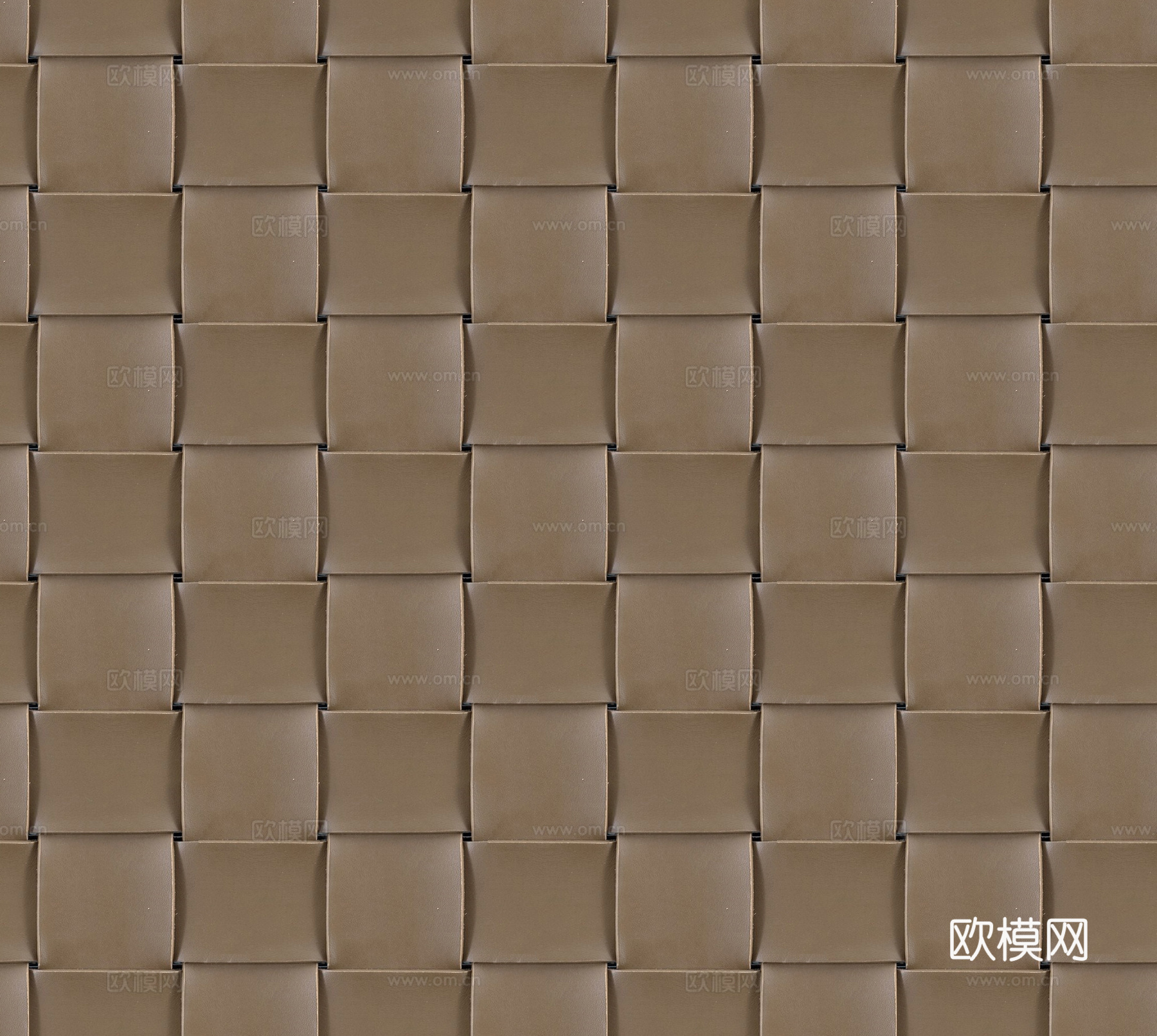 现代无缝咖色编织皮革 咖色编织人造皮