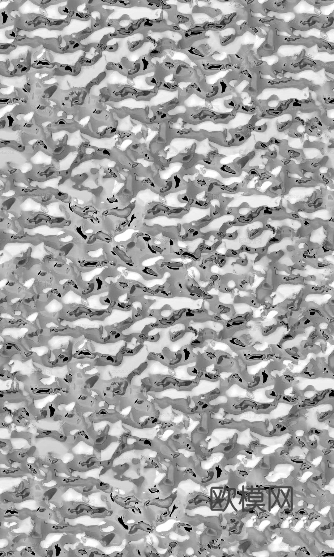 无缝银灰色水波纹金属贴图
