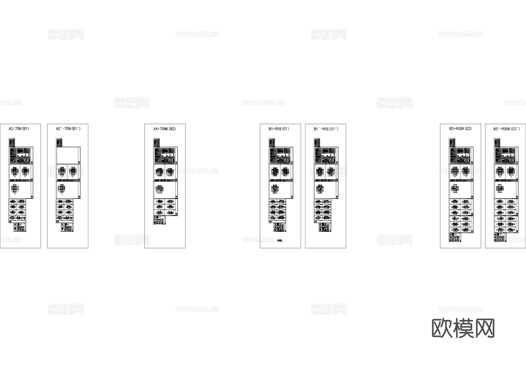 桃李民宿建筑施工图cad施工图