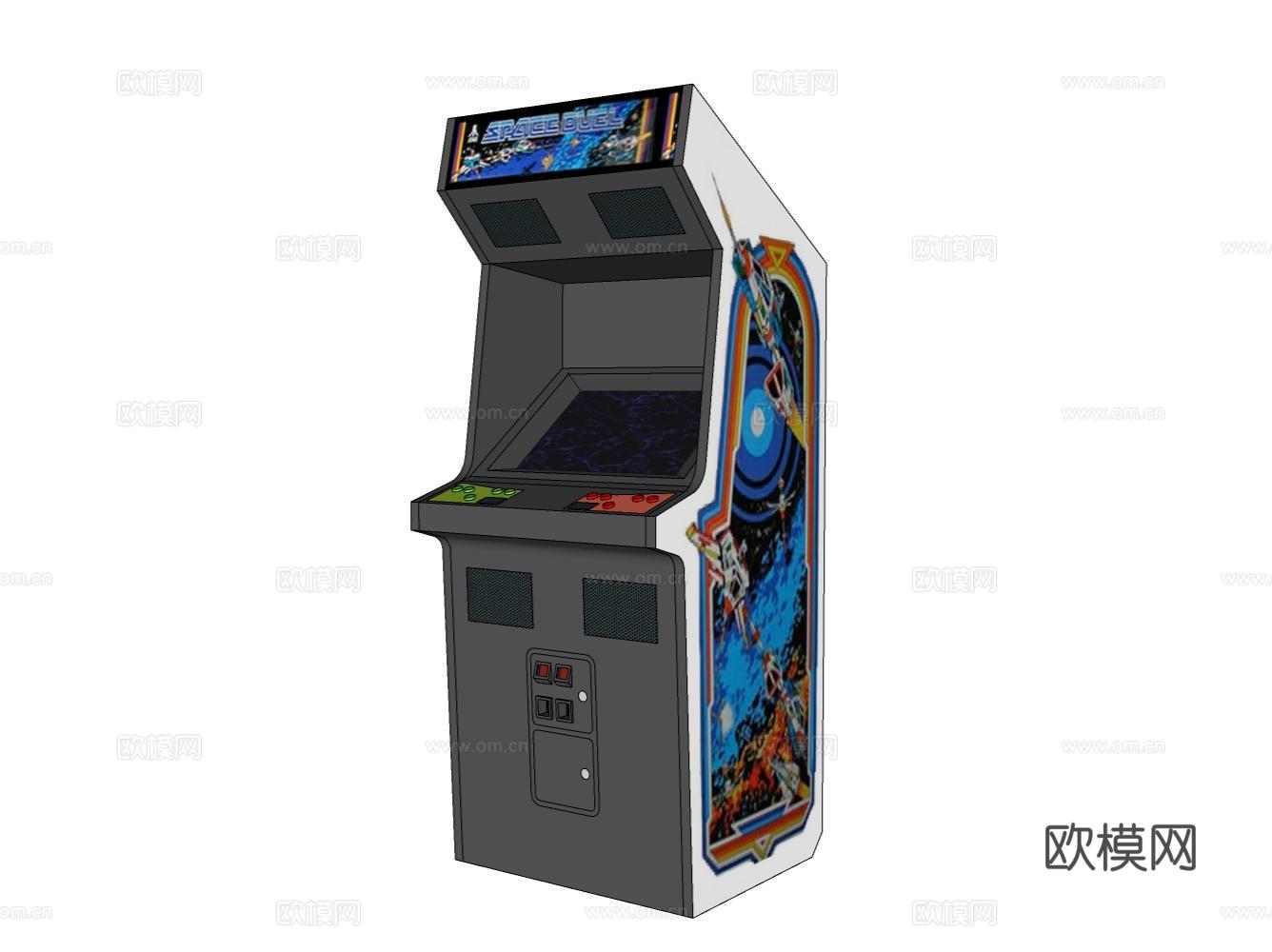 游乐设备su模型下载（渲染图2）