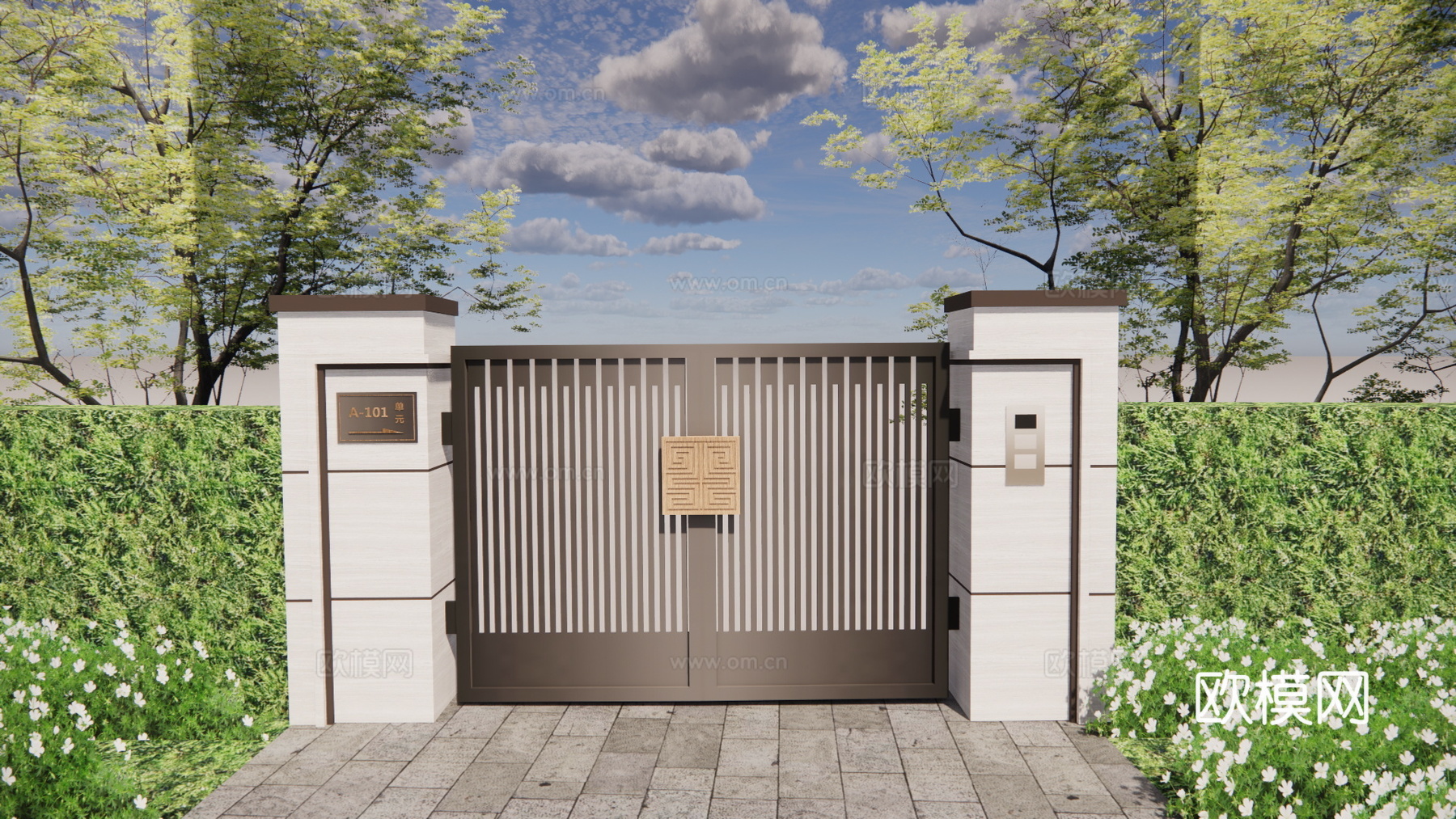 水池 阳光房 微景观 露台 造景 屋顶花园 水景 景观su模型