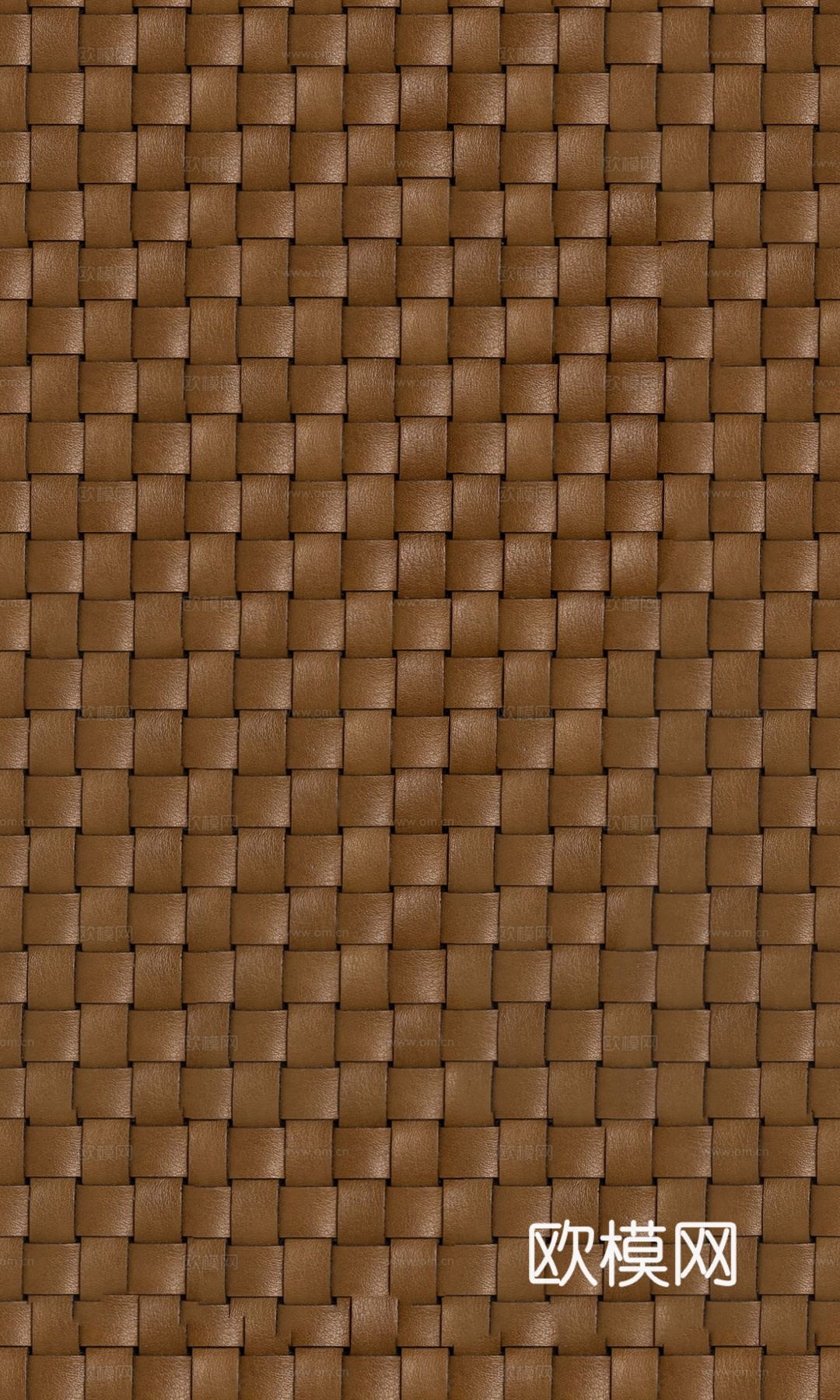现代无缝咖色编织皮革 咖色编织人造皮