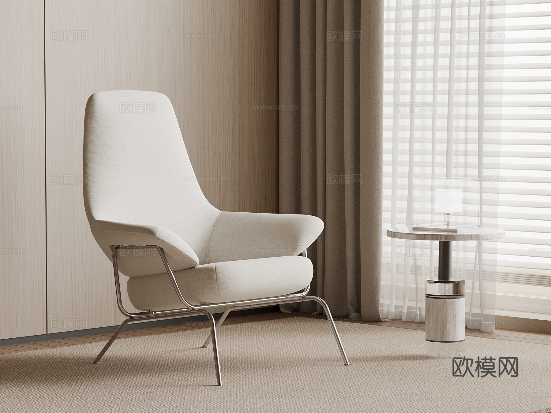 现代躺椅 休闲椅 沙发椅su模型su模型