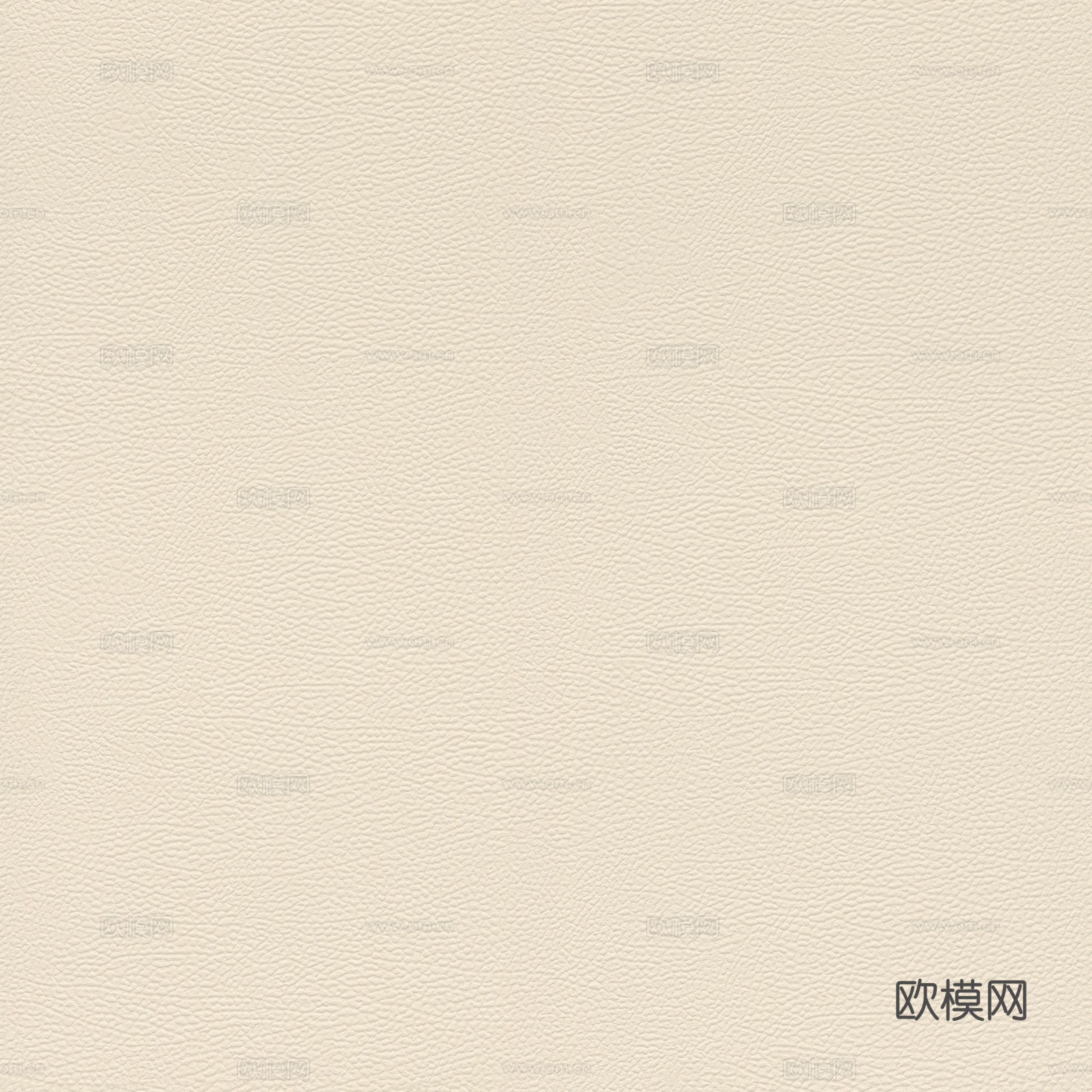 现代细纹无缝奶油白皮革皮纹贴图