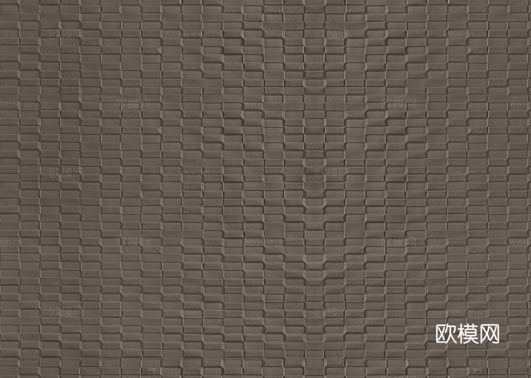 现代无缝咖色编织皮革 咖色编织人造皮