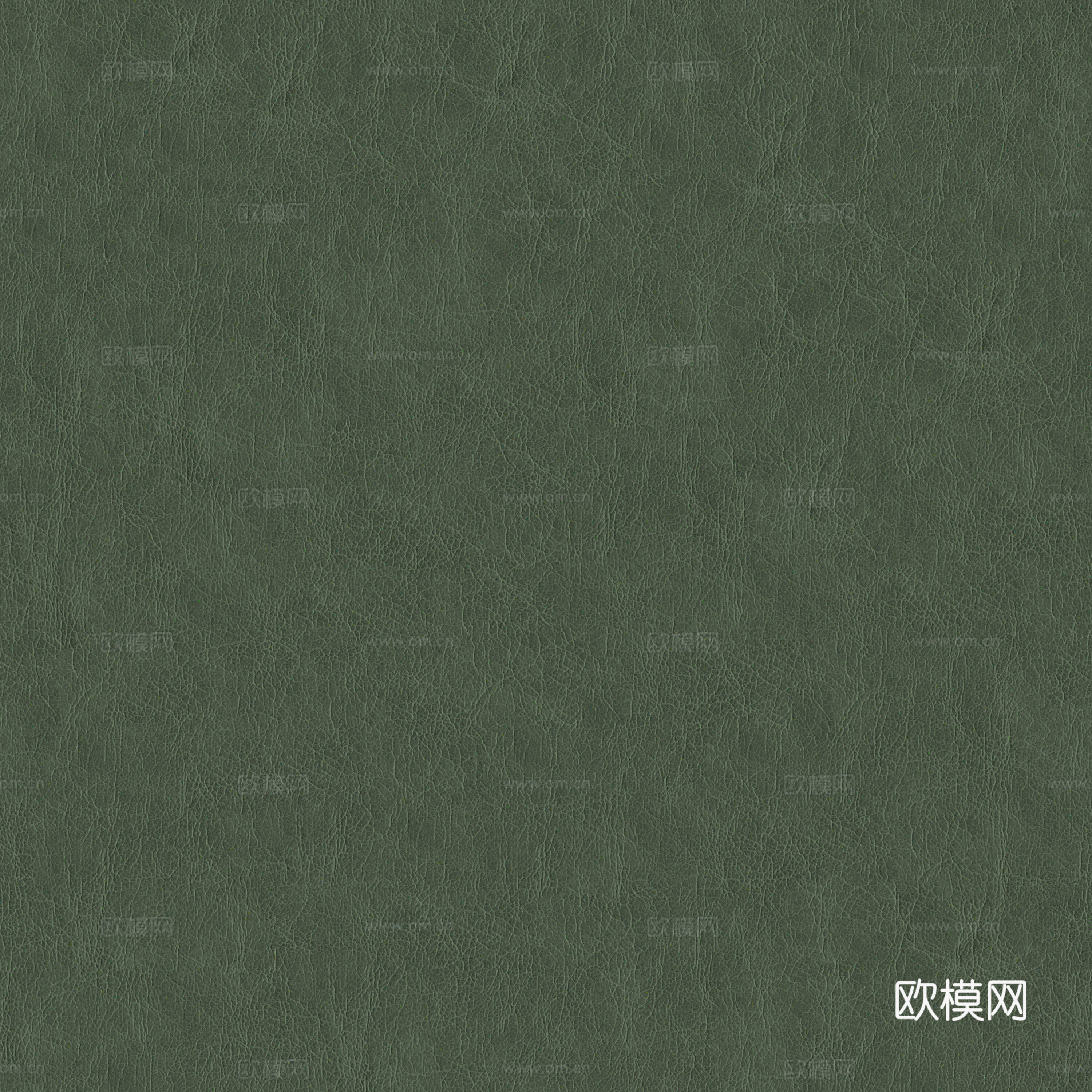 意式无缝复古皮革 绿色皮革硬包贴图