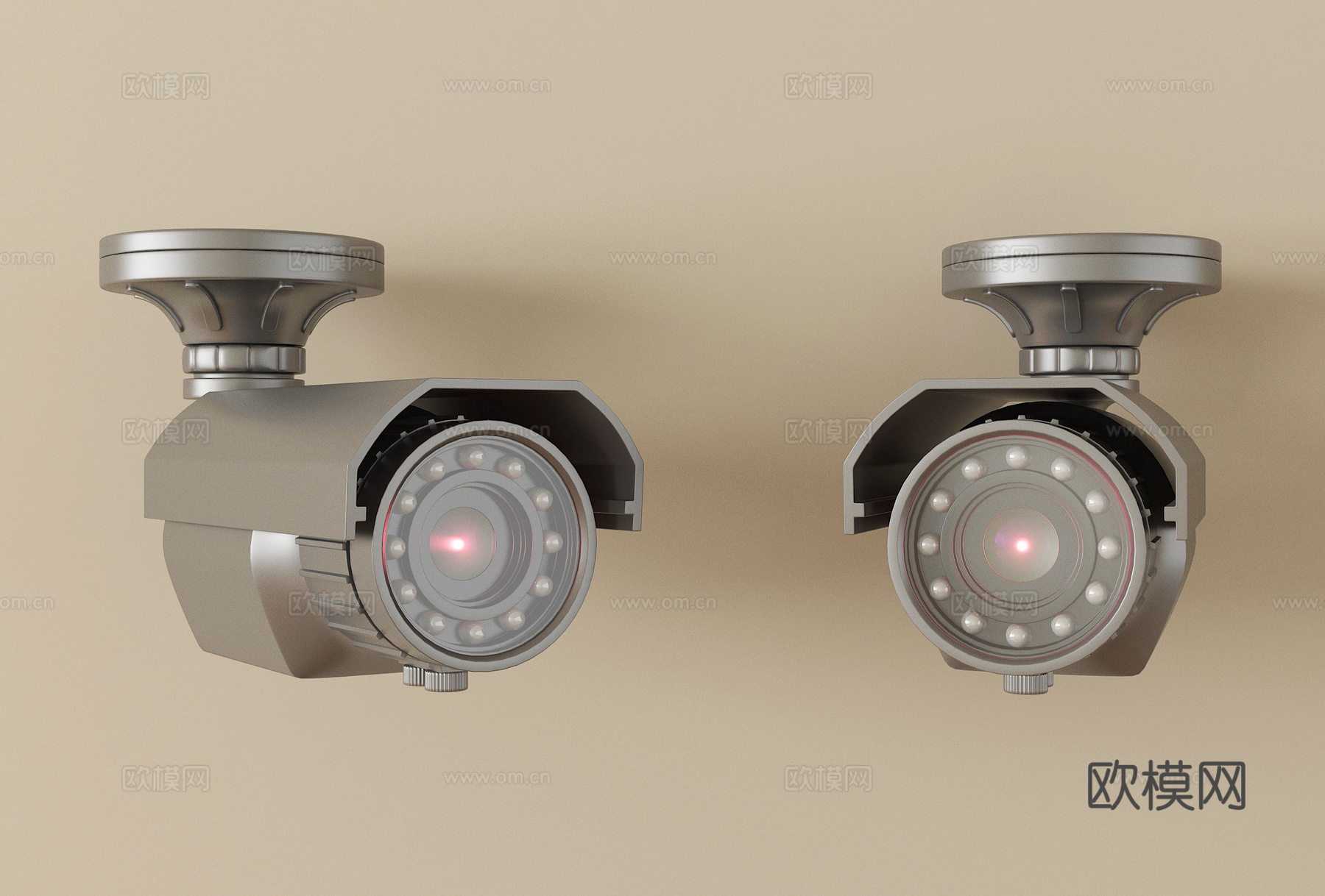 现代摄像头 智能安防监控设备su模型
