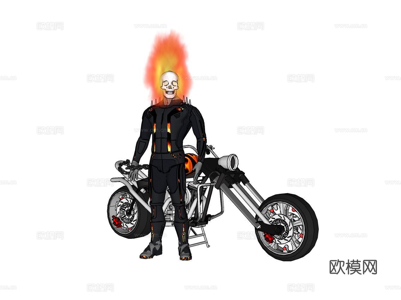 虚拟人物su模型