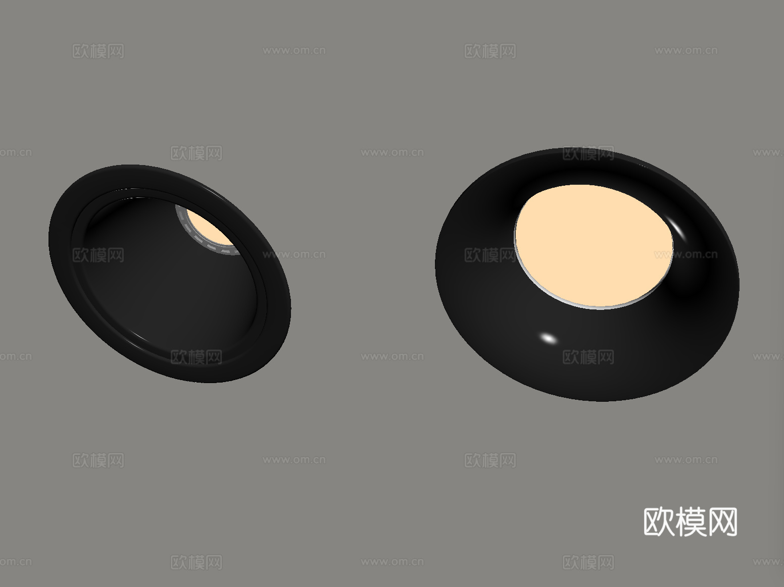 现代筒灯射灯 嵌入式射灯su模型