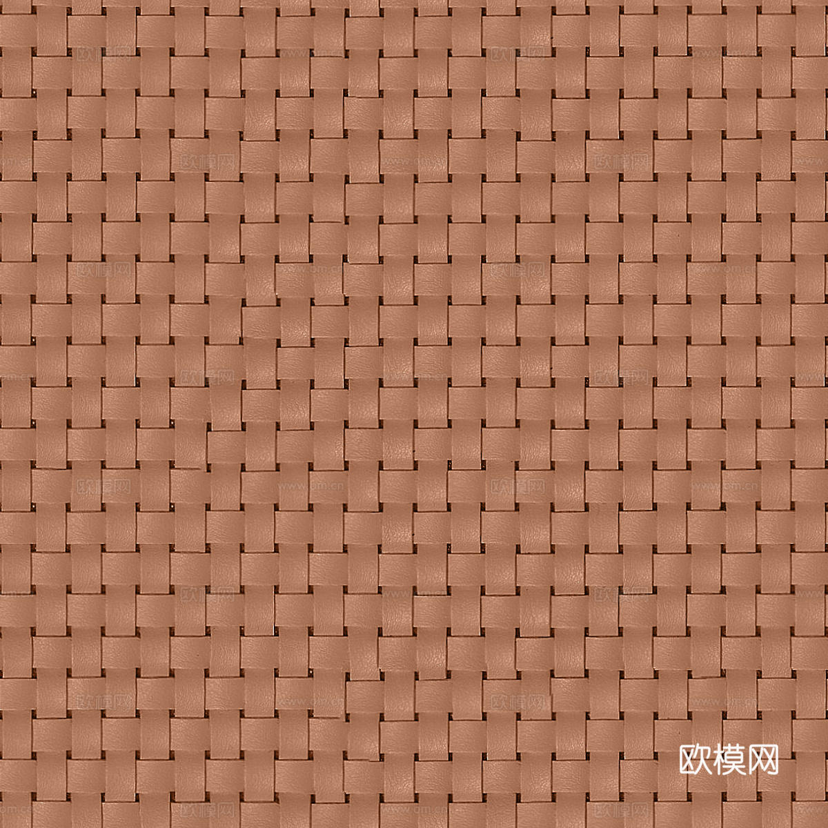 现代意式编织皮 无缝黄色编织皮革贴图下载