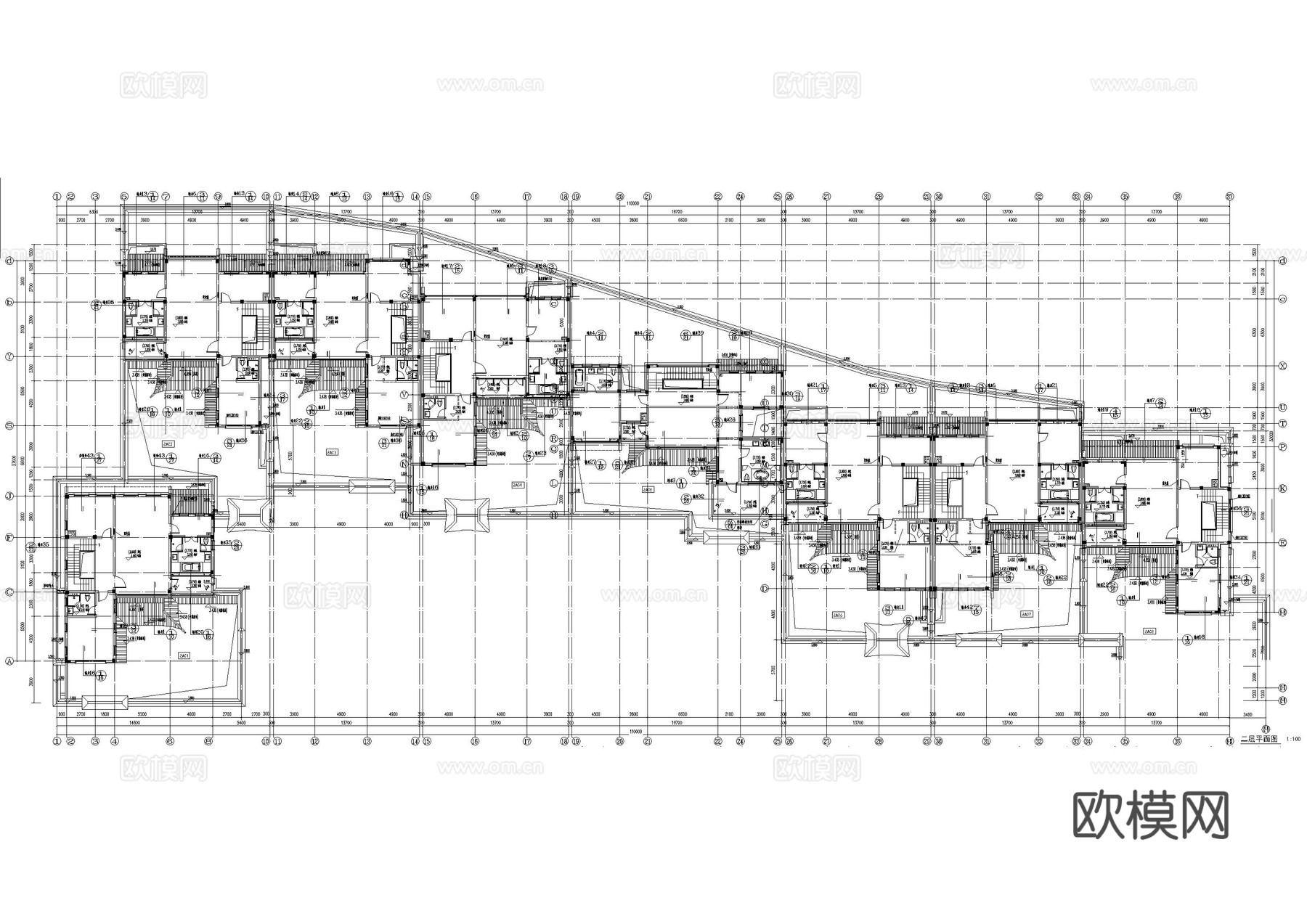 苏州民宿建筑施工图cad施工图