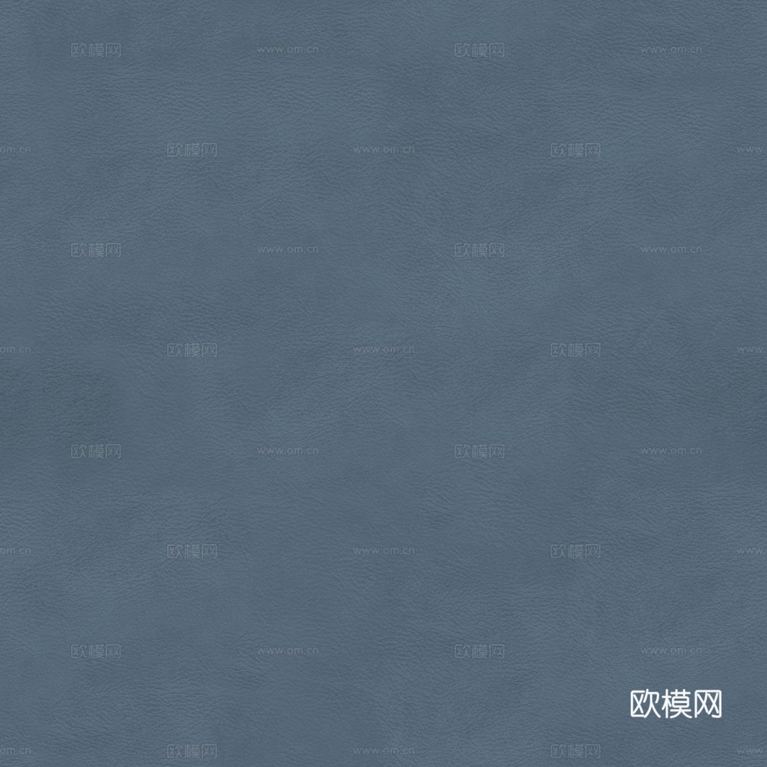 现代轻奢粗纹皮革 蓝色无缝皮纹皮革贴图