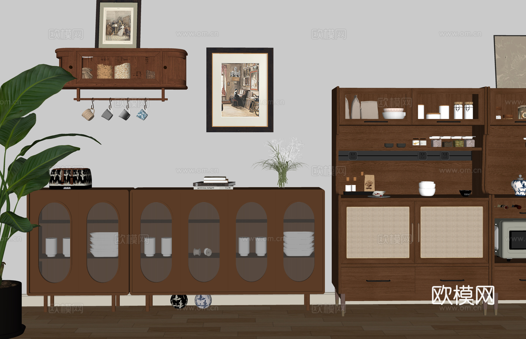 摆件 陈设 工装 挂件 室内小品 摆设 小品su模型