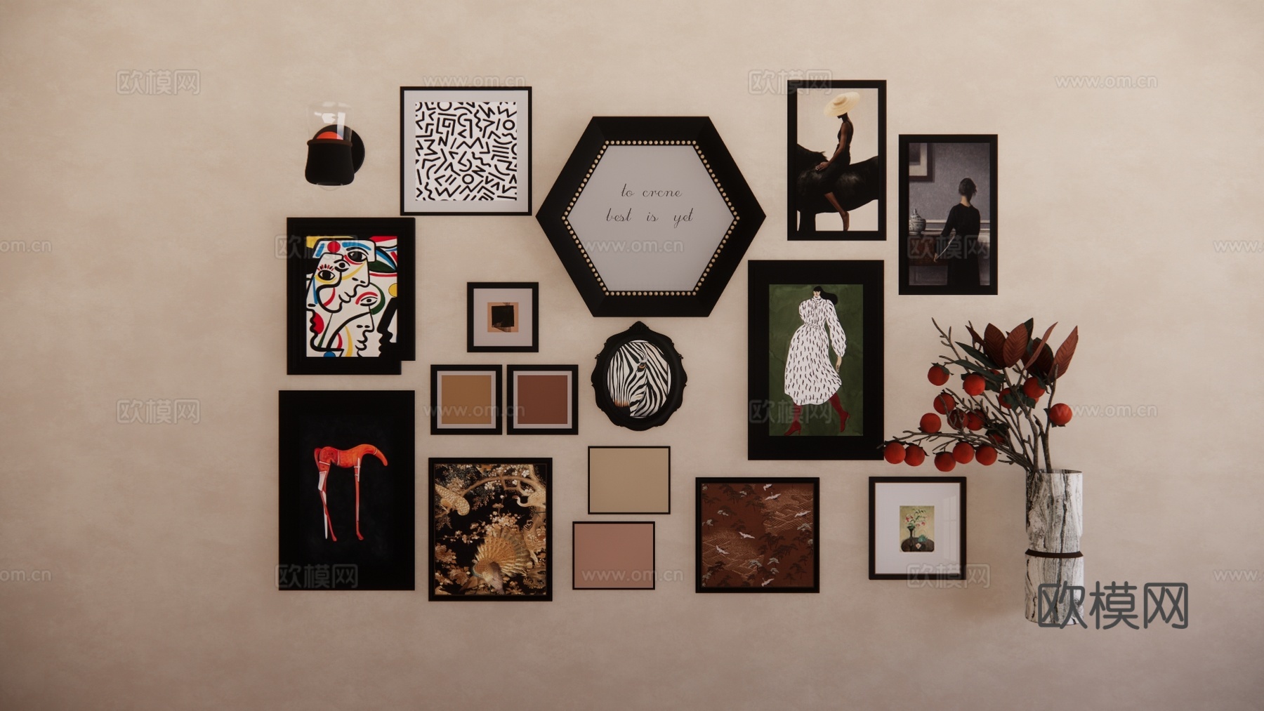 摆件 陈设 挂画 陈设饰品 小品 摆设 挂件su模型