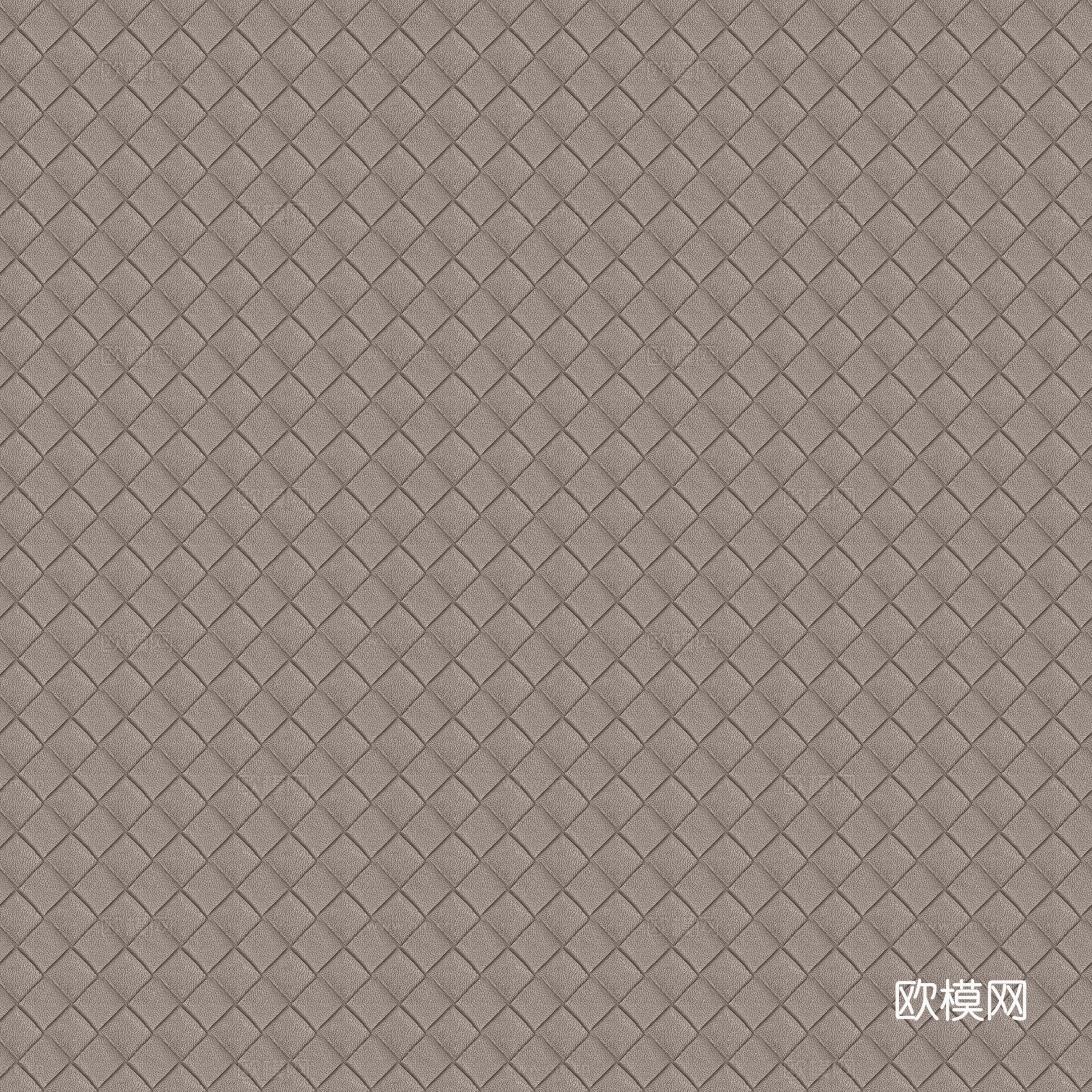 现代意式编织皮 无缝灰色编织皮贴图下载