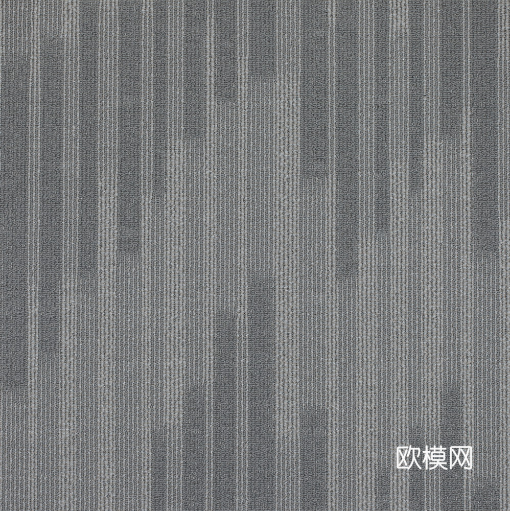 现代简约灰色条纹地毯贴图