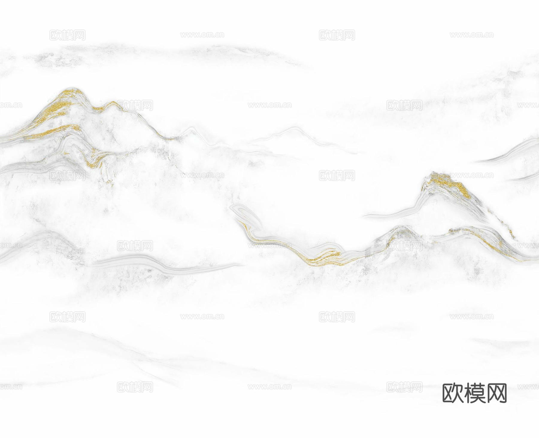 现代新中式山水大理石 白色山水纹理大理石