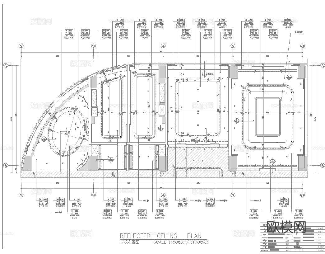 1000平办公室 最新全套施工图合集cad施工图